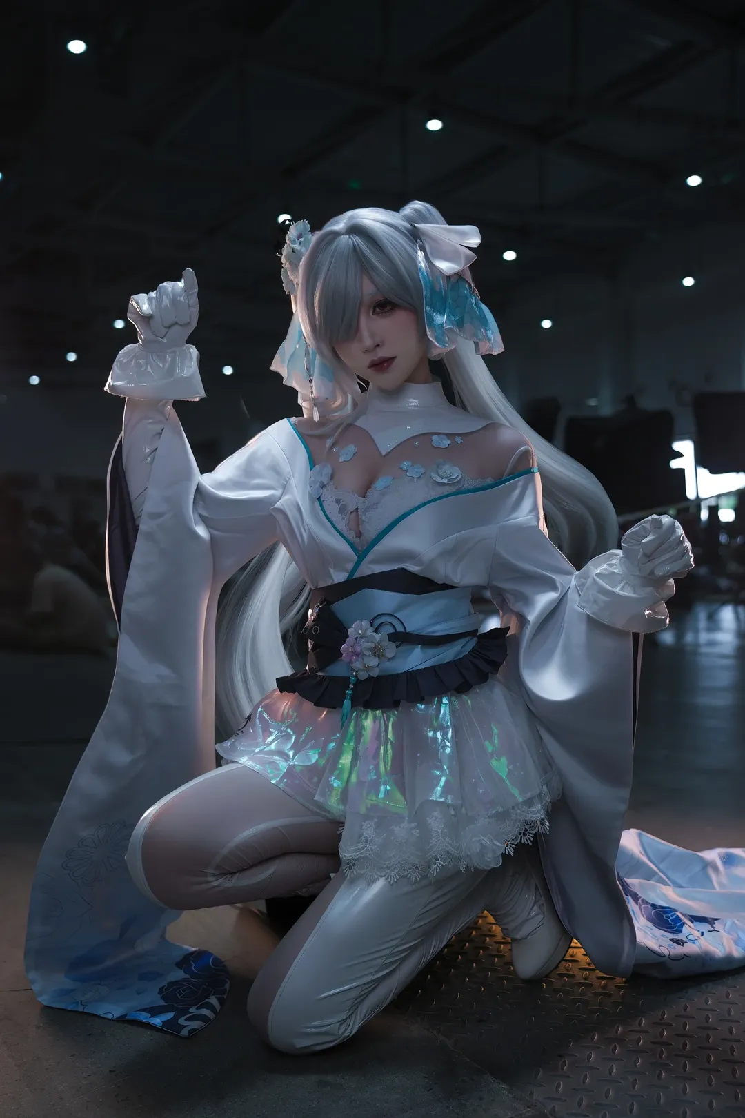 灰姑娘cos, 漫展摄影, 胜利女神, 白丝cos, 周年礼服 - 第2张