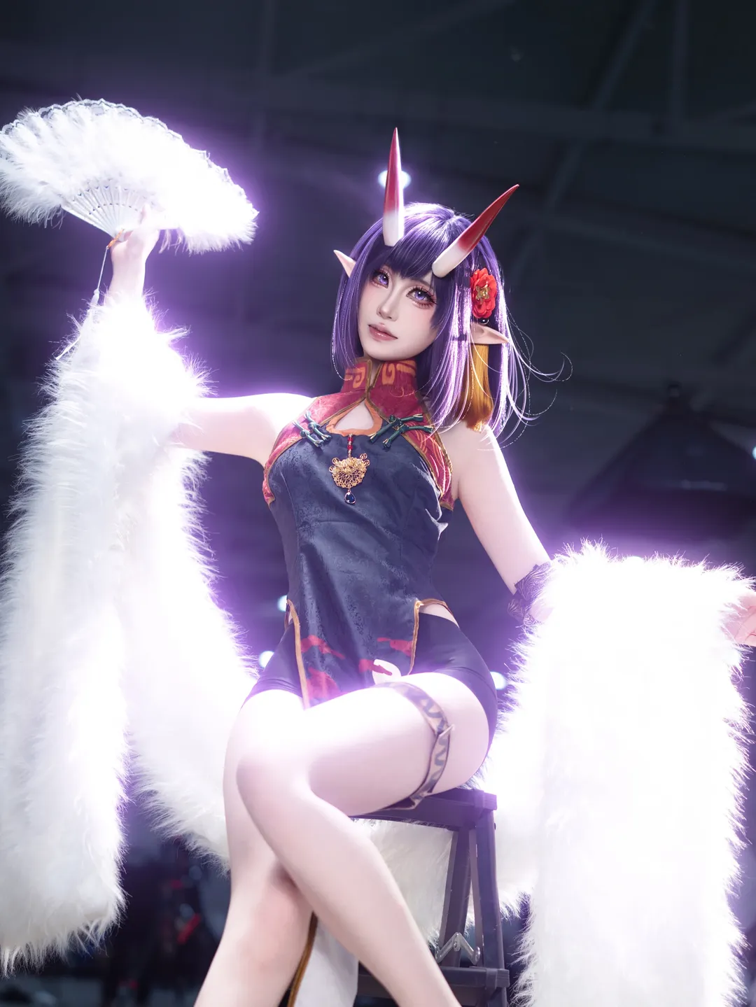 Fate/Grand Order, 旗袍, 酒吞童子cos, 肉色丝袜, 腿环