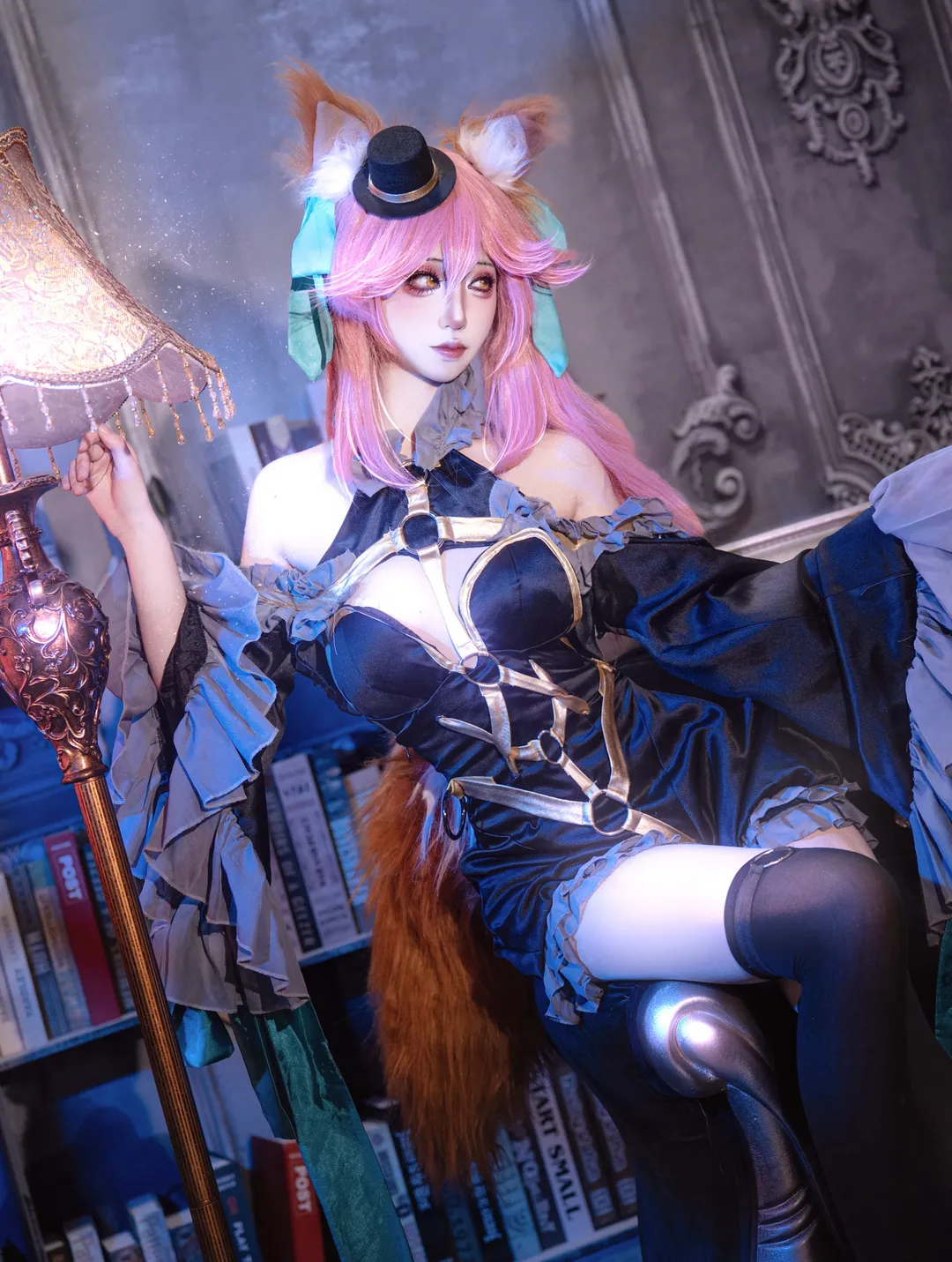 Fate/Grand Order, 狐妖cos, 玉藻前cos, 丝袜cos, 性感cosplay