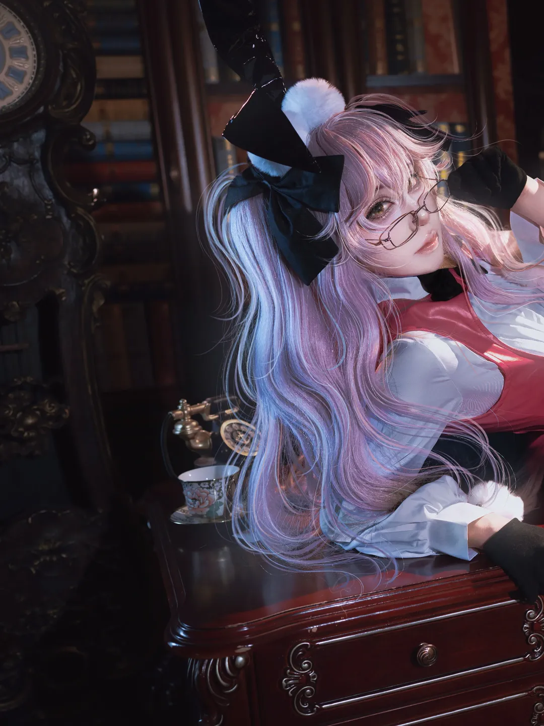 Fate/Grand Order, 二次元cos, 白丝, 复古书房, 杀狐cos - 第2张