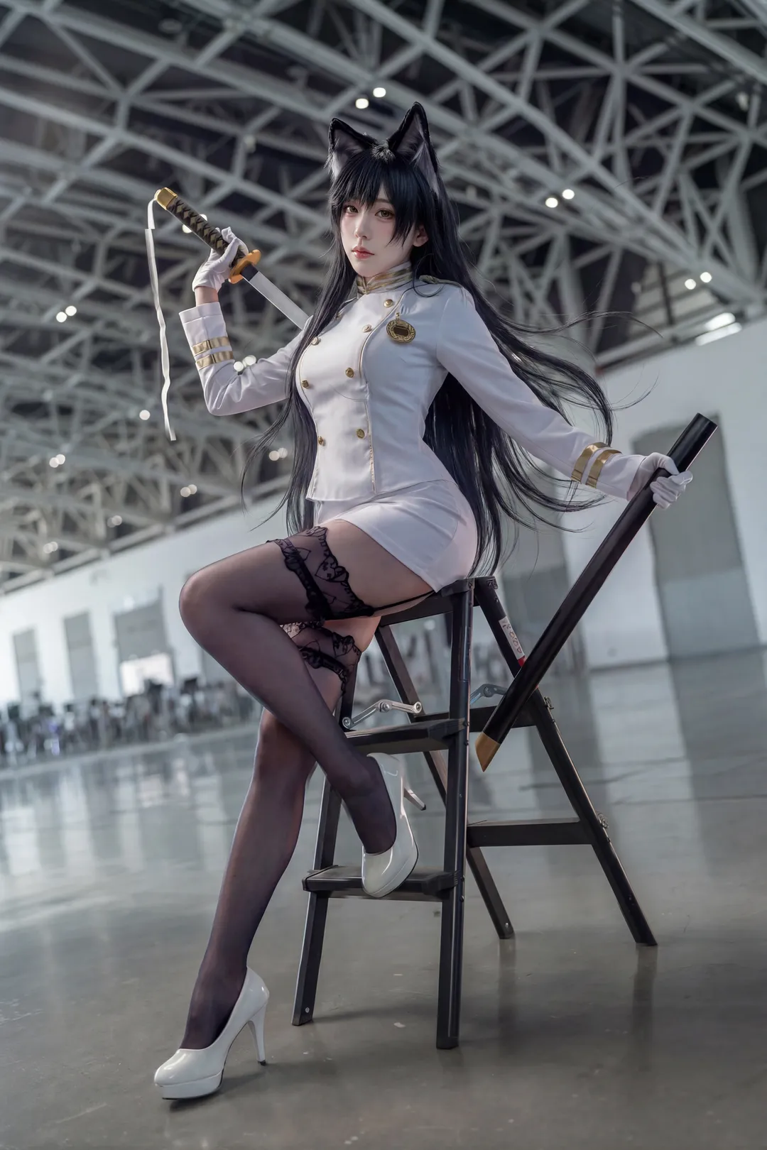 アズールレーン, イベント写真, コスプレ撮影, 愛宕コスプレ, 軍服 - 1枚目