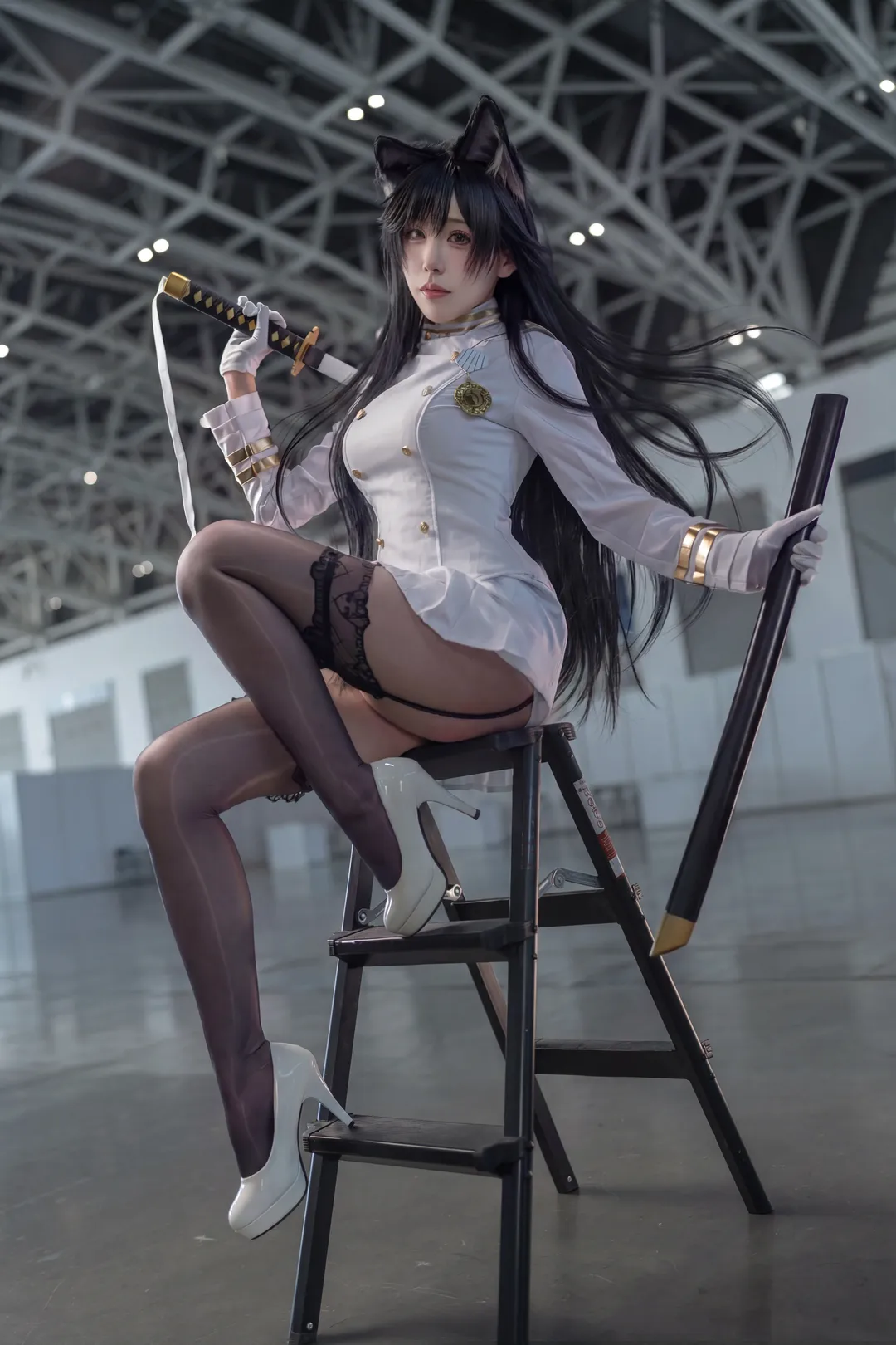 アズールレーン, イベント写真, コスプレ撮影, 愛宕コスプレ, 軍服