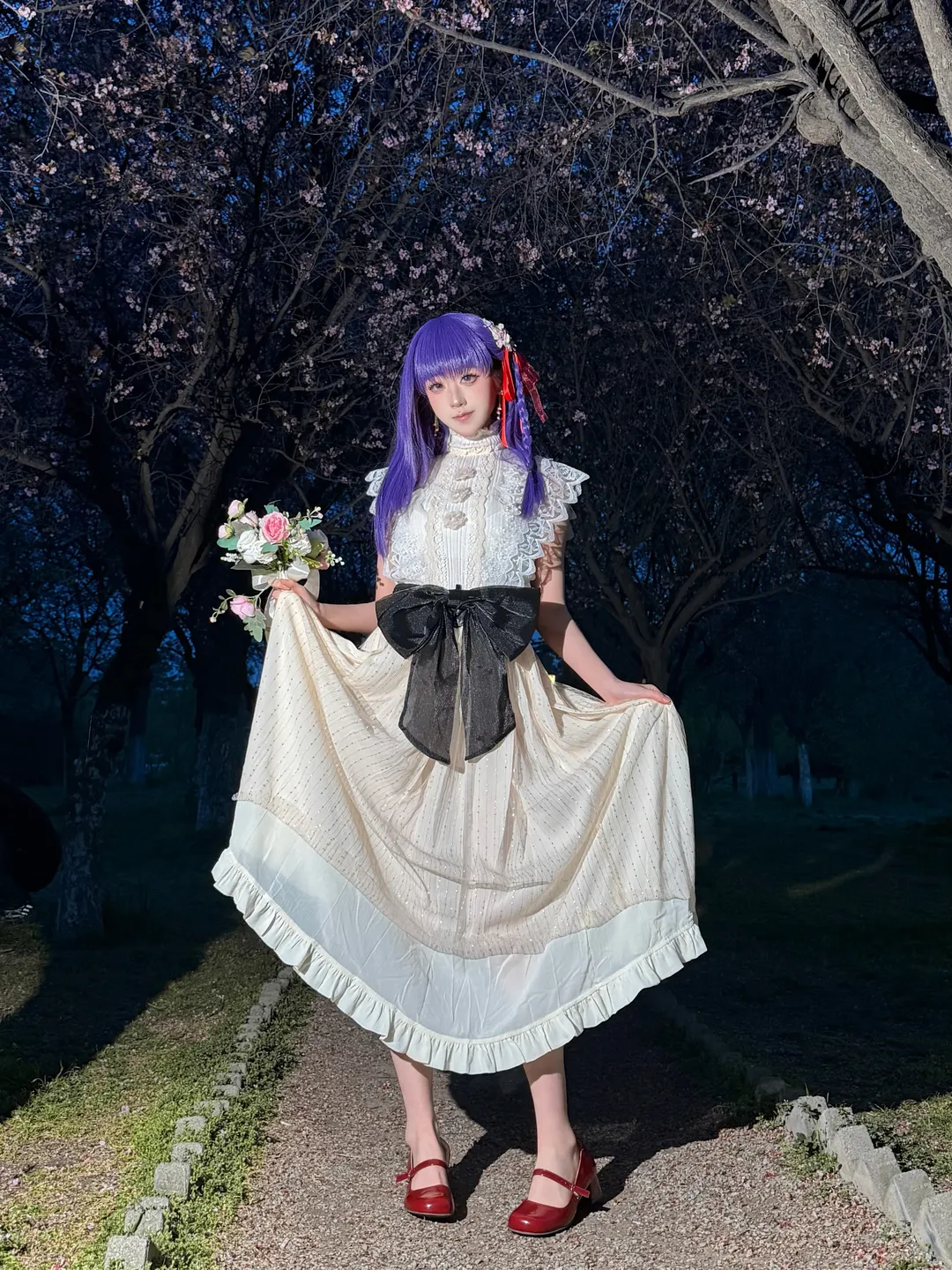 Fate, 间桐樱cos, 二次元还原, 完结礼服, 夜樱Cosplay
