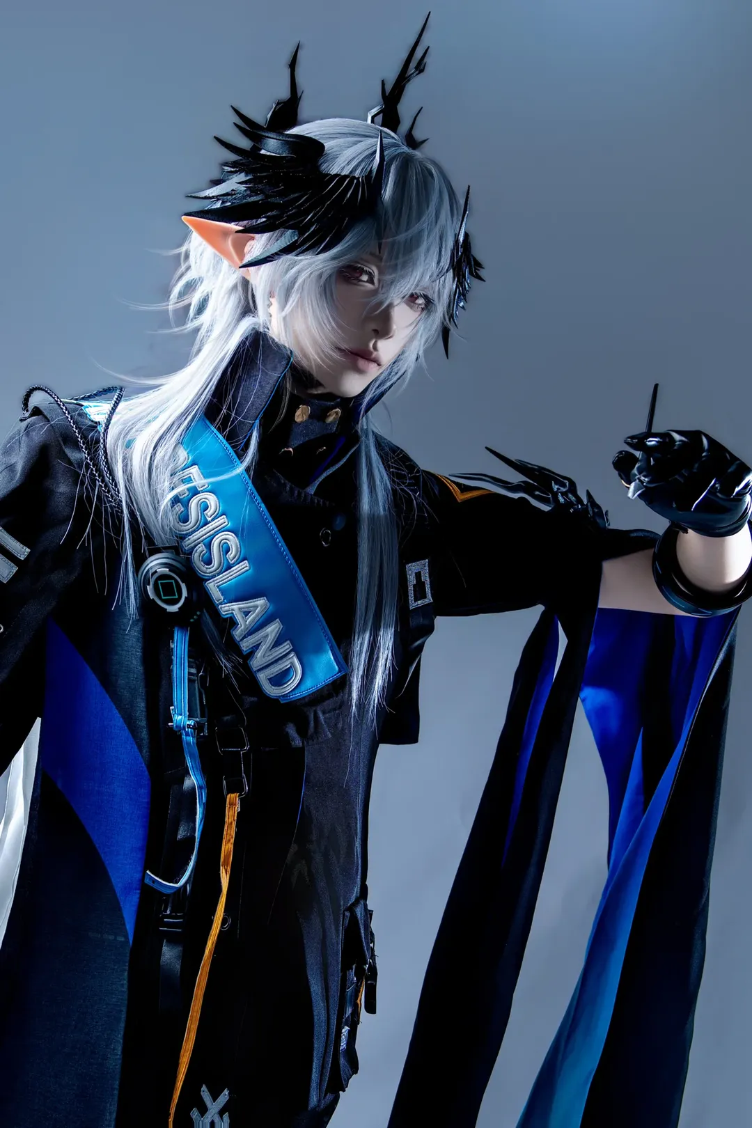 明日方舟, 战术风cos, 银发cos, 逻各斯cos, 冷艳妆造