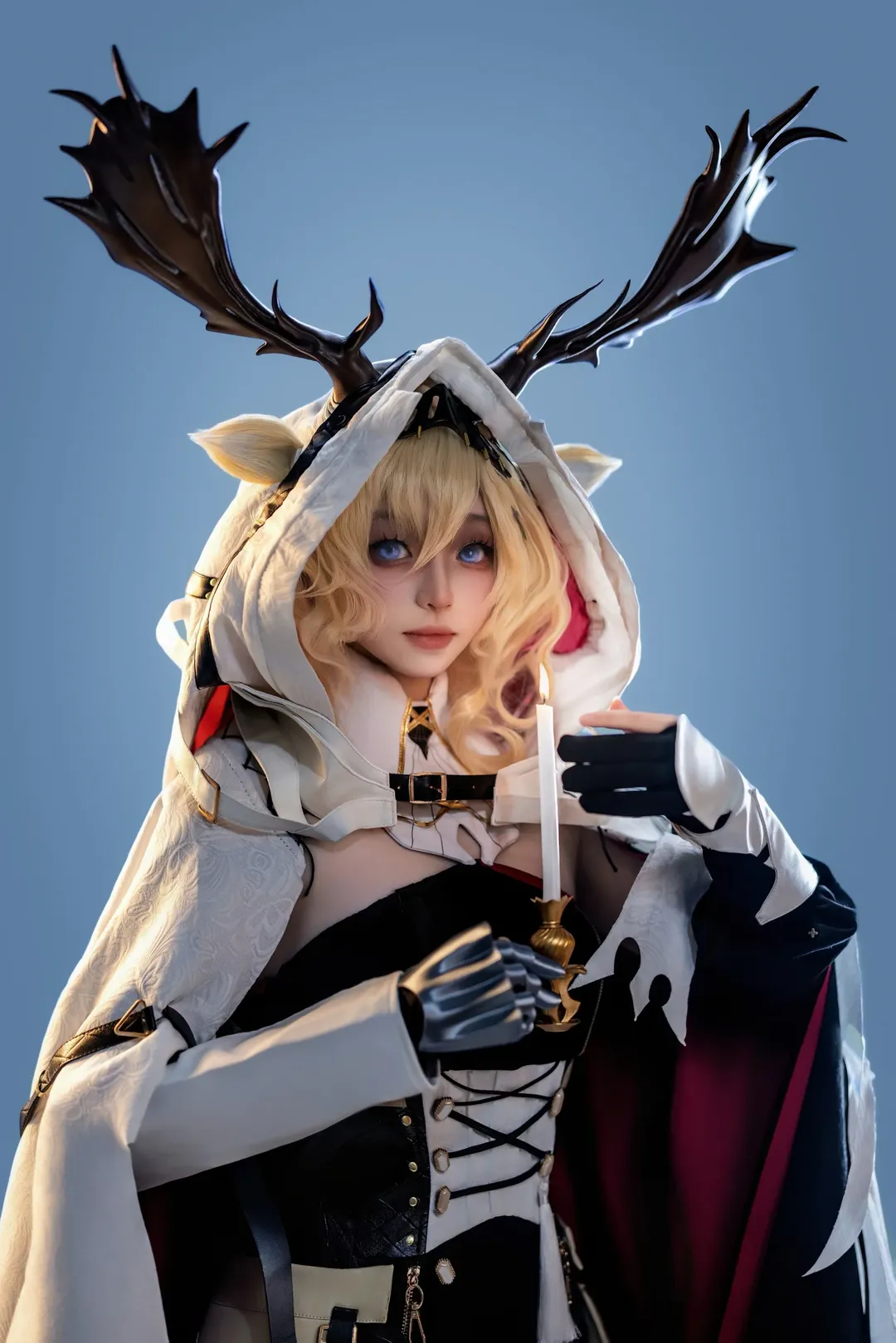 明日方舟, cosplay摄影, 丝袜, 薇薇安娜·德罗斯特cos, 骑士装cos - 第1张