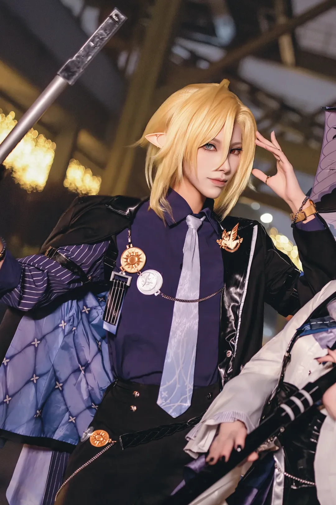 崩坏星穹铁道, 薇薇安cos, cosplay摄影, 双人角色扮演, 雨果cos - 第5张