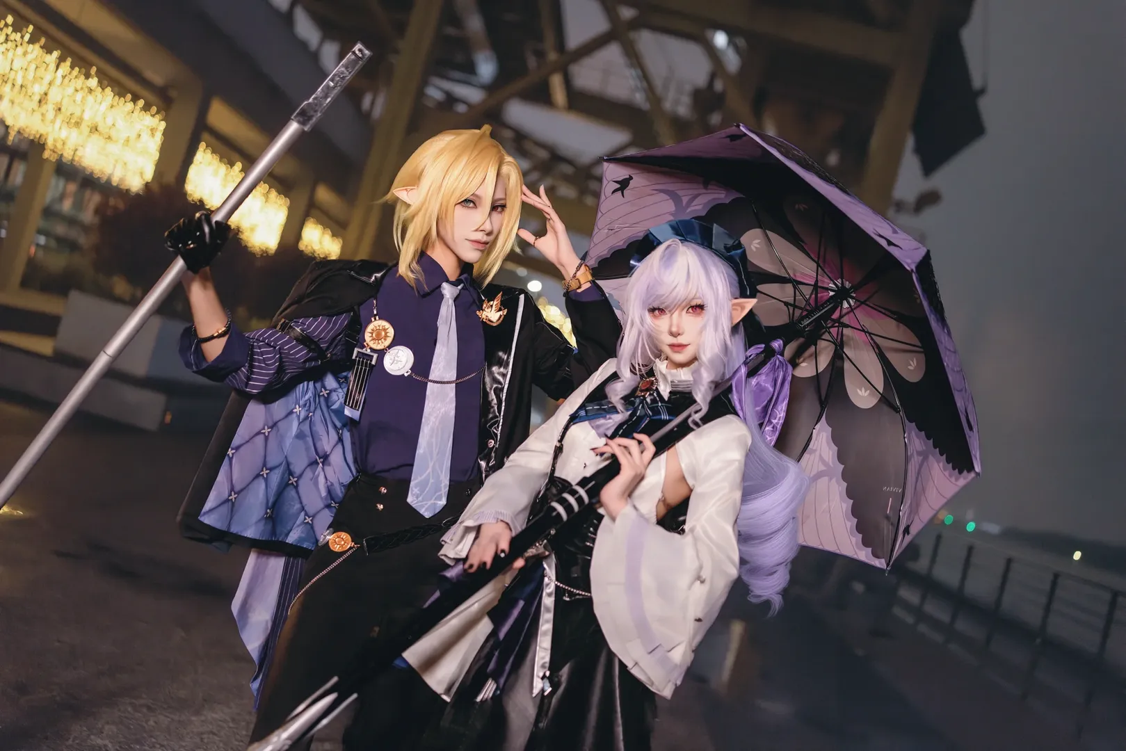崩坏星穹铁道, 薇薇安cos, cosplay摄影, 双人角色扮演, 雨果cos - 第6张