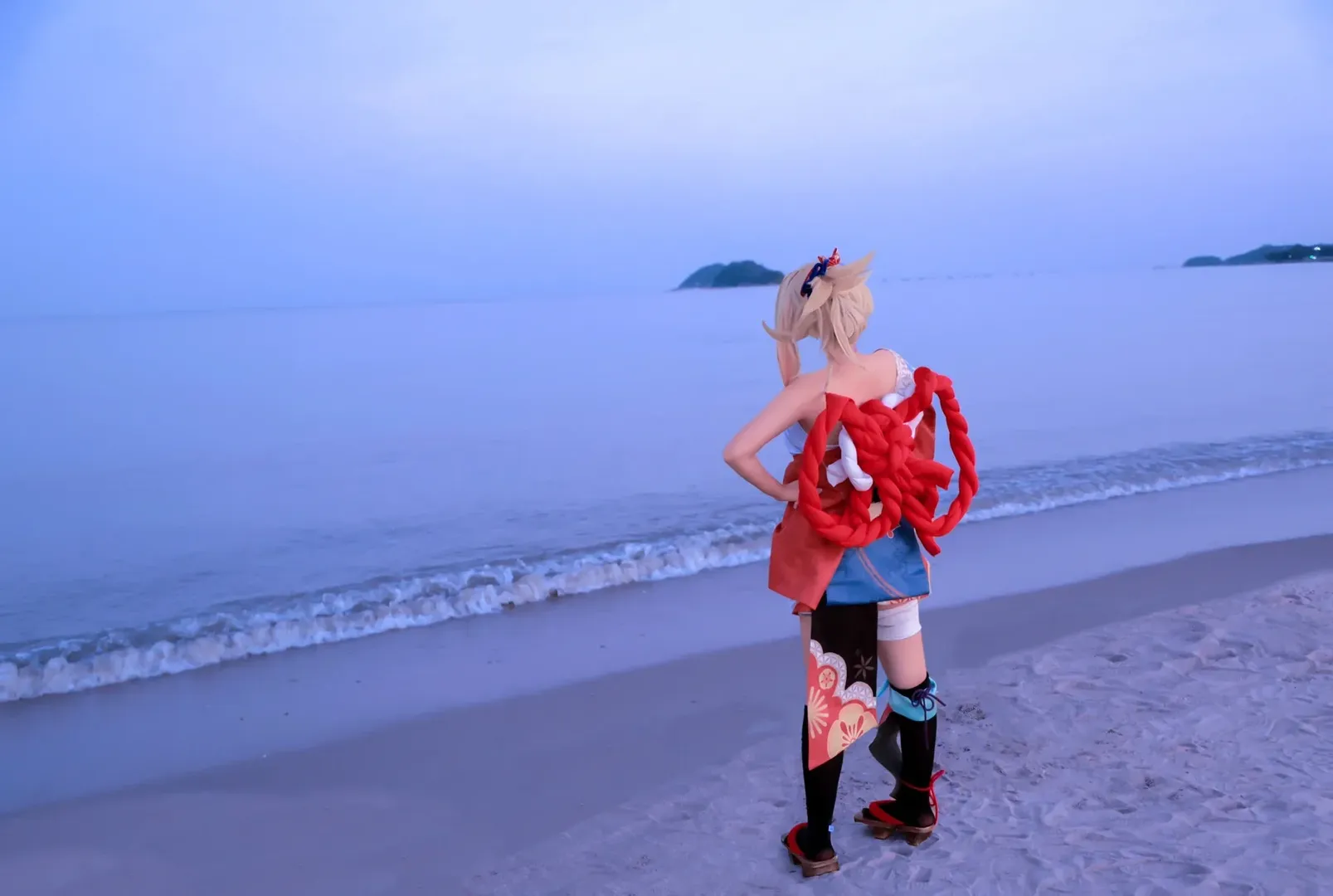 原神, 原神クリエイター応援プログラム, 海辺の写真, コスプレシェア, 宵宮コスプレ - 3枚目