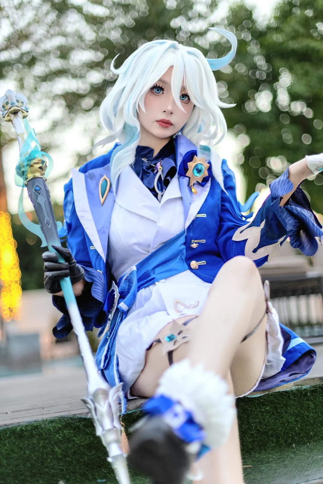 原神, 原神创作者激励计划, 芙宁娜cos, cosplay日常, 水元素cos - 第1张
