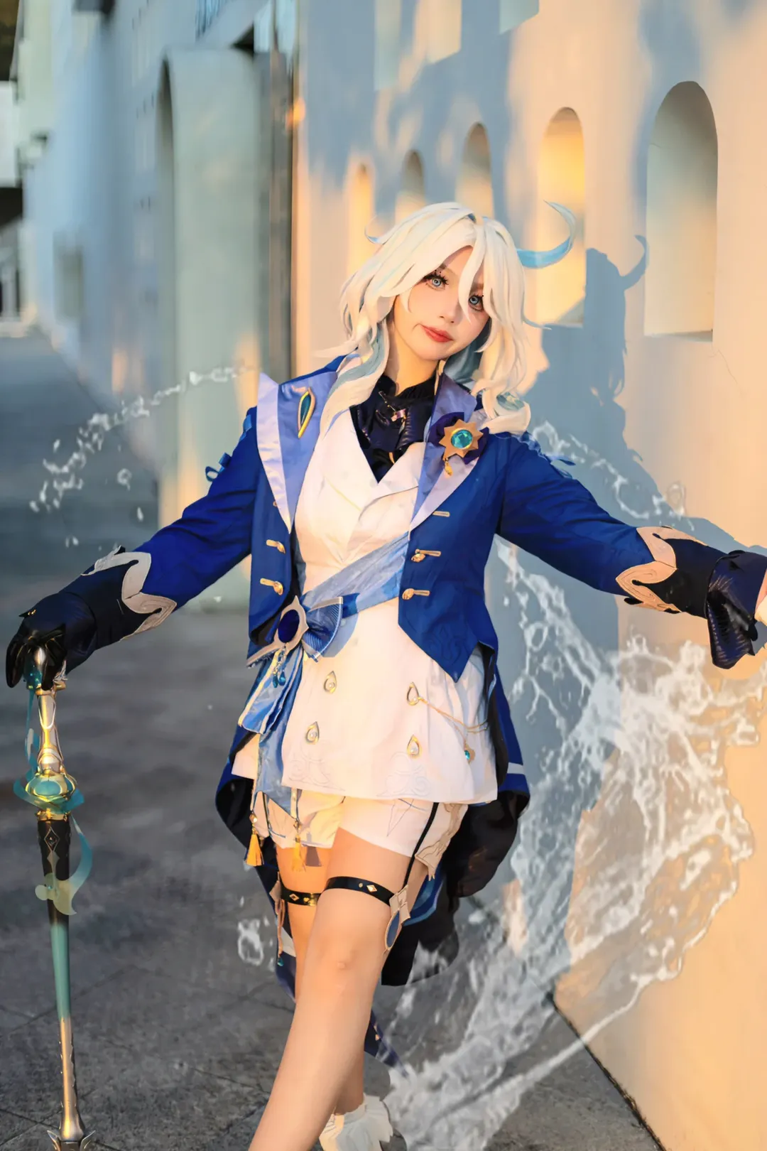 原神, 原神创作者激励计划, 芙宁娜cos, cosplay日常, 水元素cos