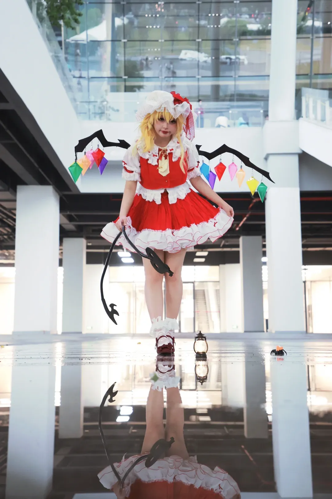 cosplay, 场照, 东方project, 芙兰朵露斯卡雷特cos, 病娇风