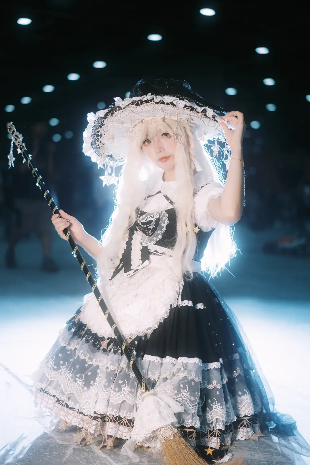 场照, 东方project, 萤火虫漫展, 雾雨魔理沙cos, 白丝 - 第2张