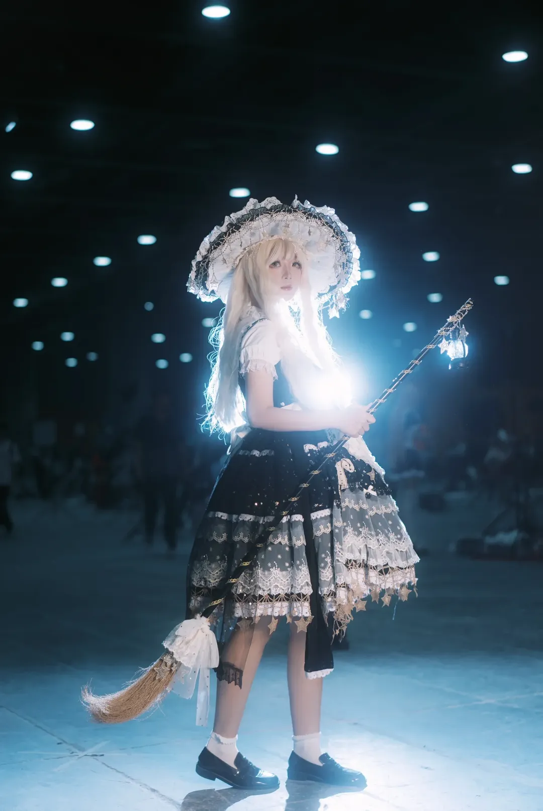 场照, 东方project, 萤火虫漫展, 雾雨魔理沙cos, 白丝 - 第7张
