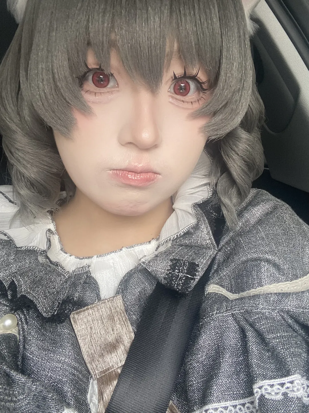 東方project, cosplay妝容, 夏日拍攝, 娜茲玲cos, 車內拍攝 - 第3張