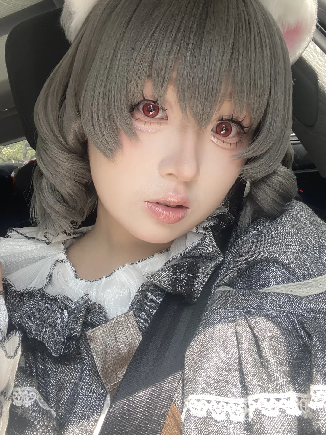 東方project, cosplay妝容, 夏日拍攝, 娜茲玲cos, 車內拍攝 - 第4張
