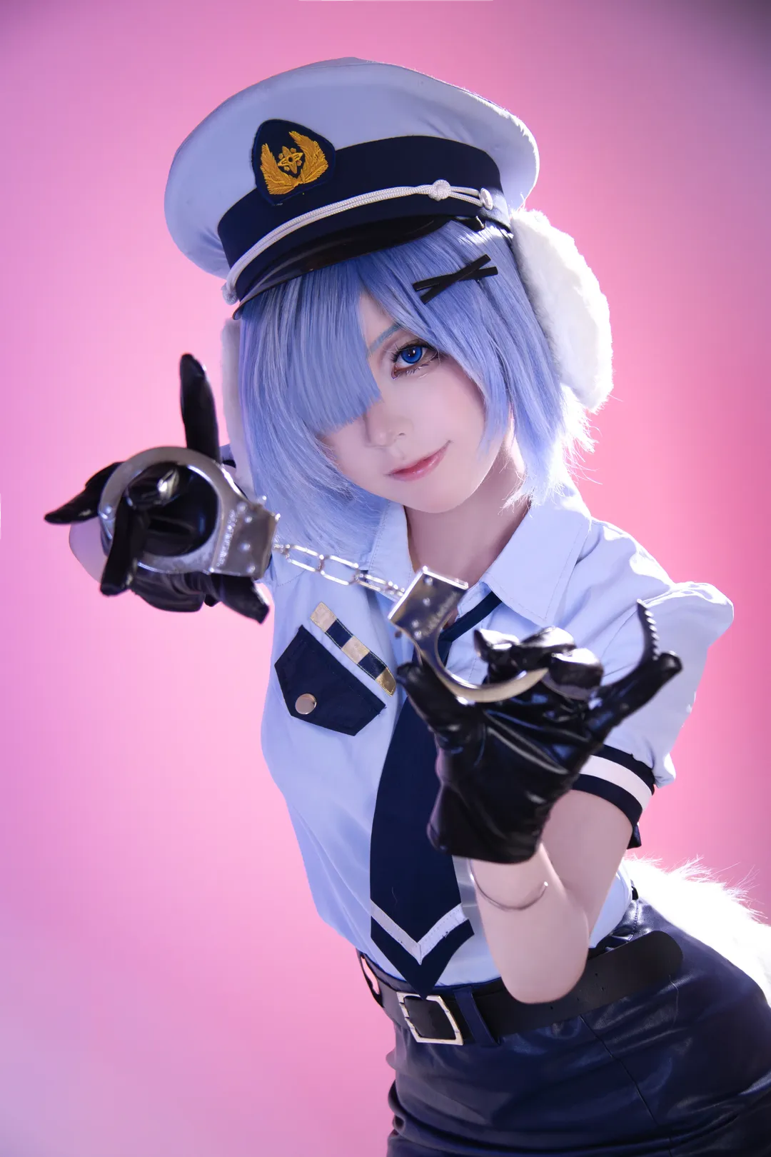 cosplay, 蕾姆cos, 黑丝, Re从零开始的异世界生活, 犬耳警官 - 第2张