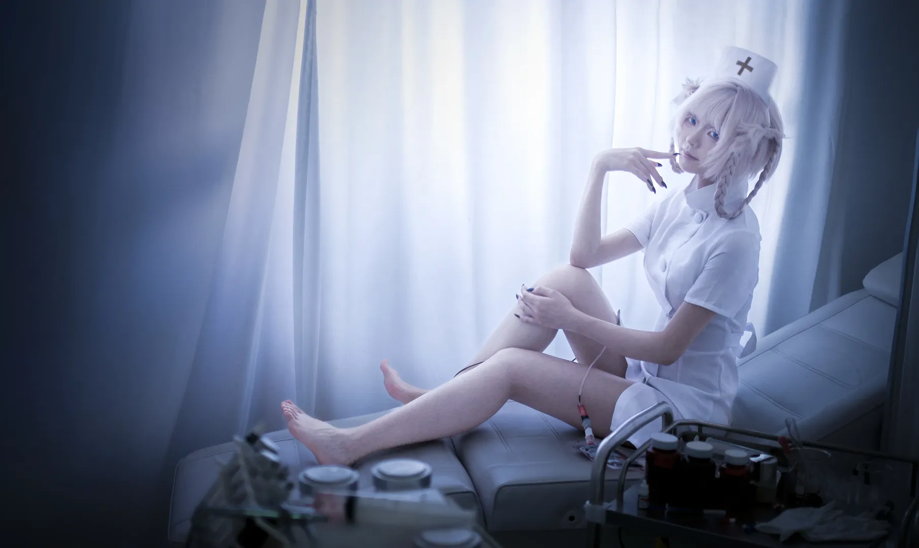 七草荠cos, 彻夜之歌, 吸血鬼, 护士服, 医疗系 - 第3张