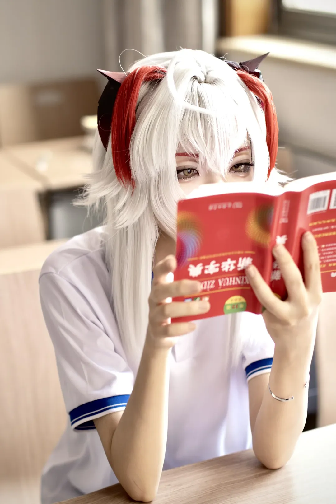 cosplay, 明日方舟, 維什戴爾cos, 漫展日常, 校園整活