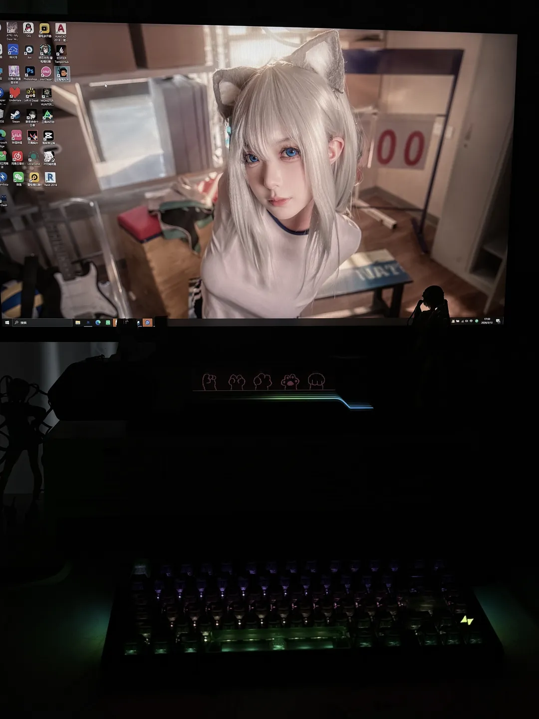 蔚蓝档案, 二次元cos, 砂狼白子cos, 体操服cos, 白子cosplay - 第4张