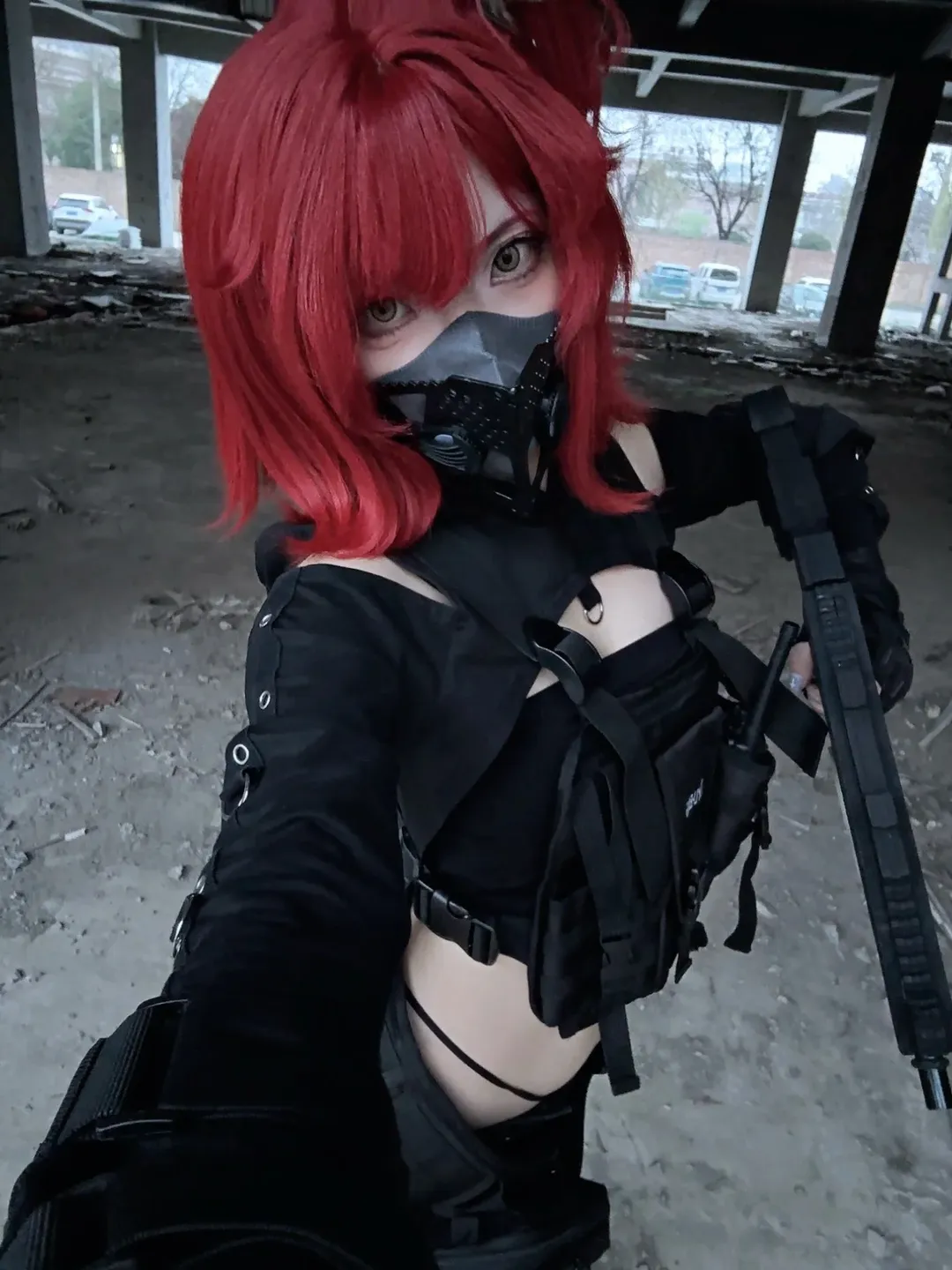 アークナイツ, 新約エクシアコスプレ, 戦術人形, 廃土風写真, テックウェアコスプレ - 1枚目