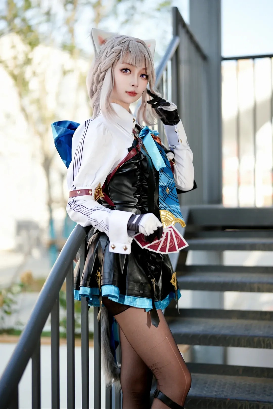 原神, リネット コスプレ, コスプレ撮影, ストッキングコーデ, 合柴1972 - 3枚目