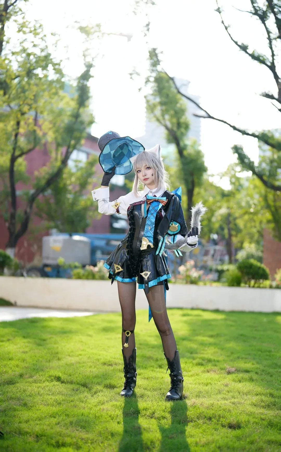原神, リネット コスプレ, コスプレ撮影, ストッキングコーデ, 合柴1972 - 4枚目