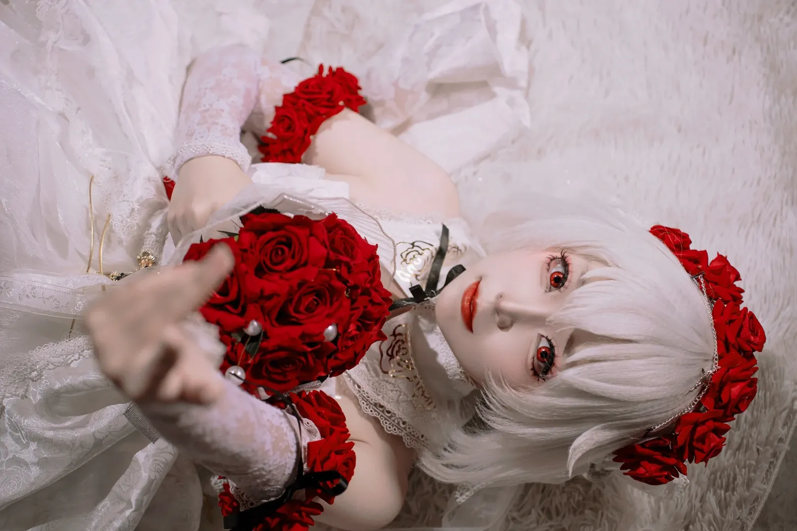 崩壊 3rd, イベント写真, 花嫁コスプレ, 月下の抱擁 コスプレ, テレサ・アポカリプス - 4枚目