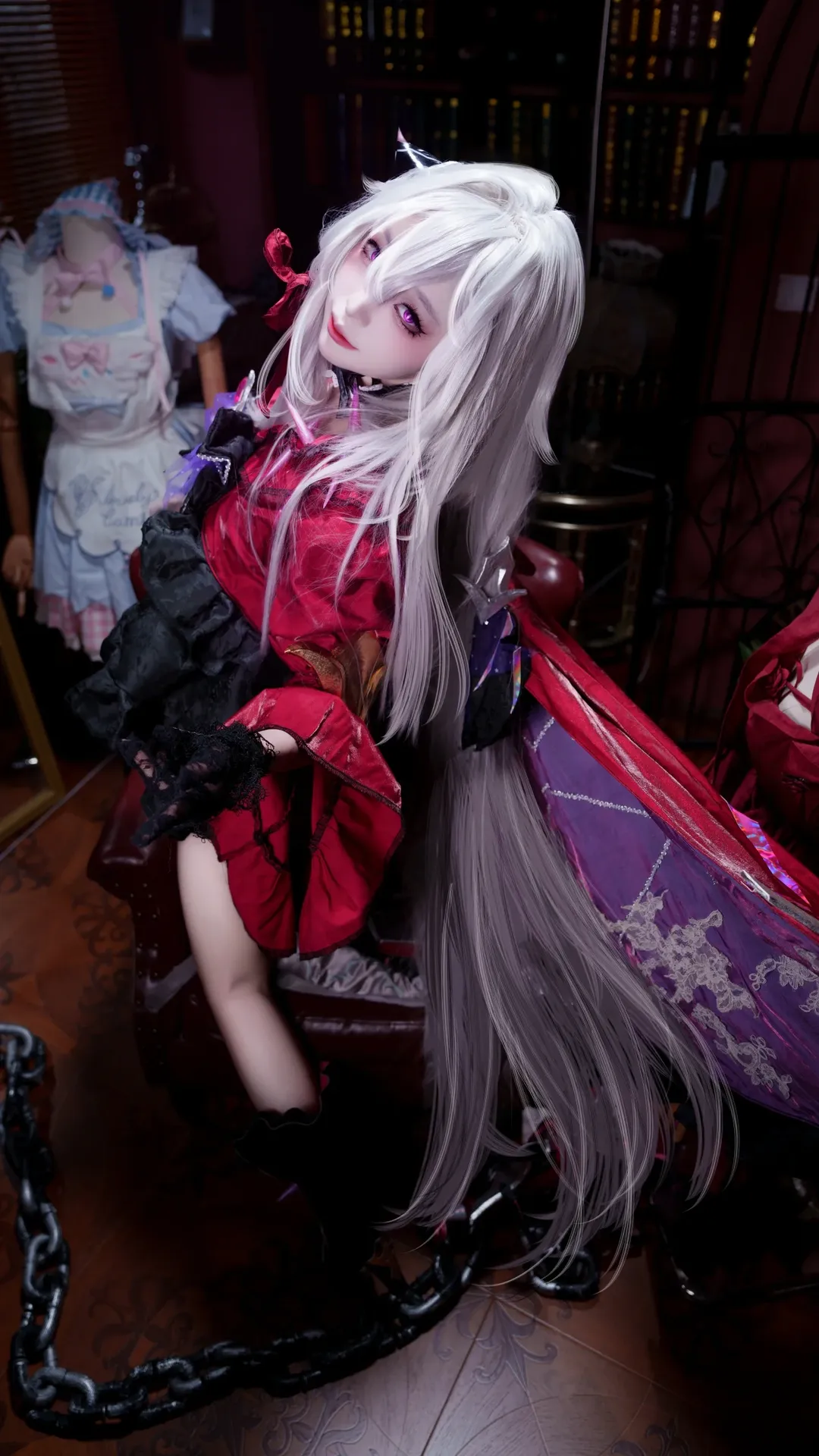 崩坏3, 二次元cosplay, 暗黑哥特, 醒梦曙影, 瑟莉姆cos