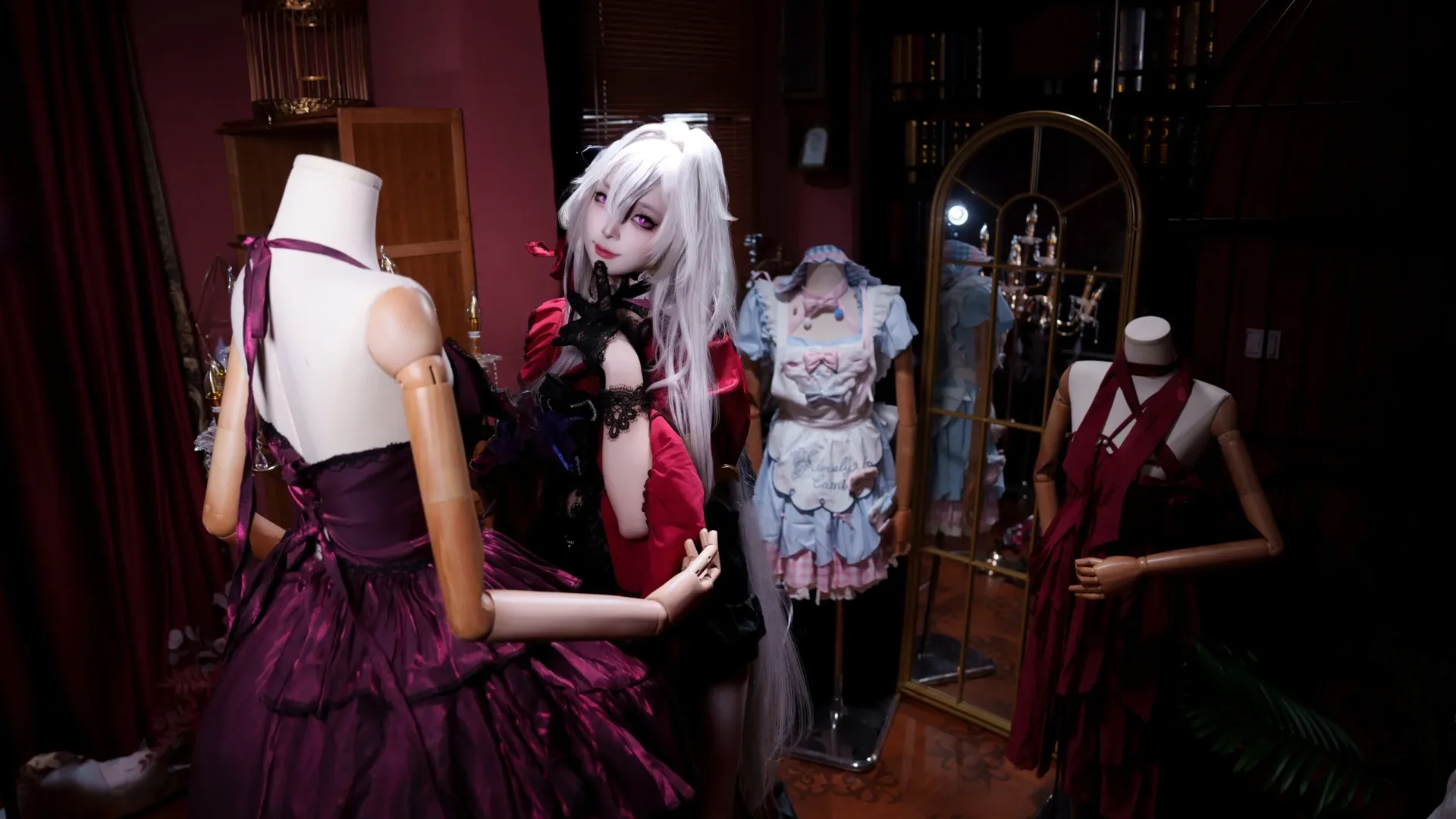 崩坏3, 二次元cosplay, 暗黑哥特, 醒梦曙影, 瑟莉姆cos - 第5张