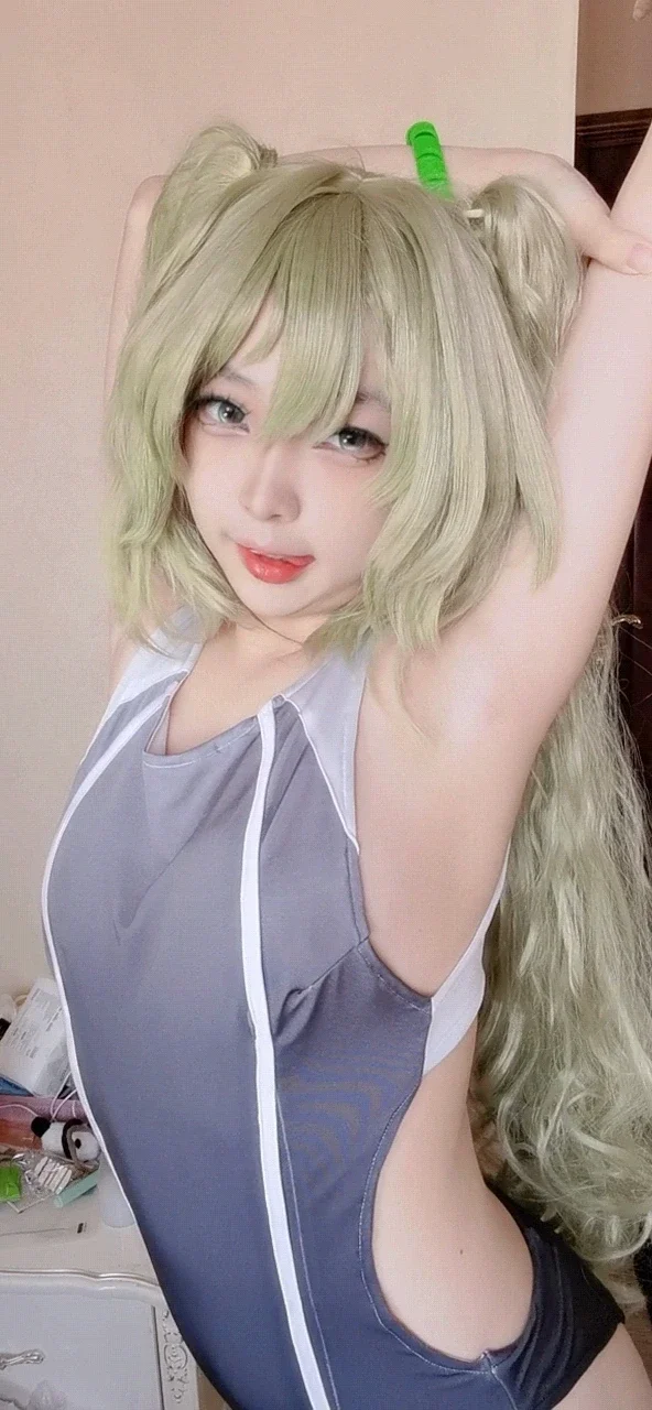 崩坏3, 二次元cos, 梅比乌斯cos, 角色试妆, cosplay泳装