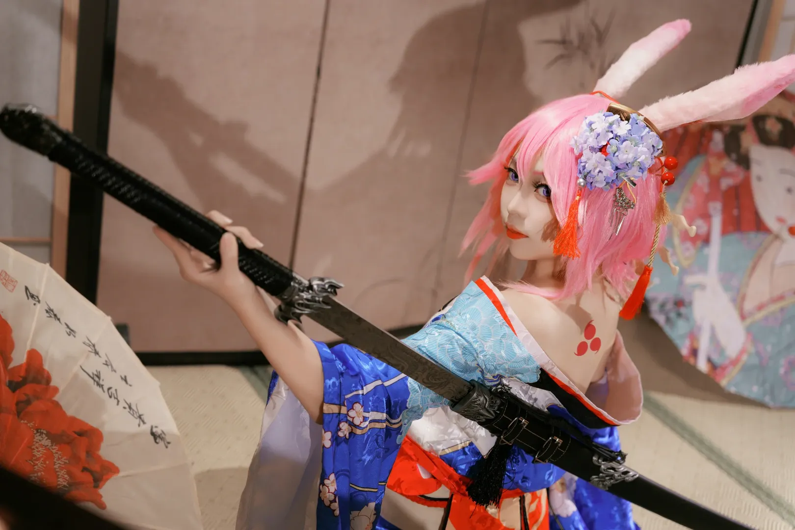 Honkai Impact 3rd, Cosplay photoshoot, Japanese-style photography, Anime cosplay, Yae Sakura cosplay - Image 2