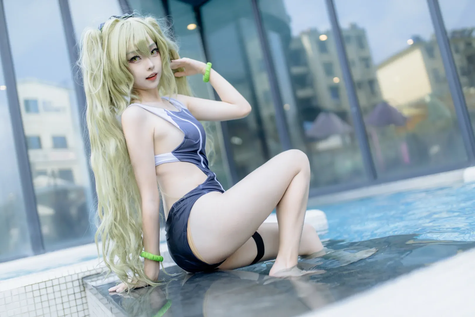 崩坏3, 夏日泳装, cosplay分享, 二次元场照, 梅比乌斯cos