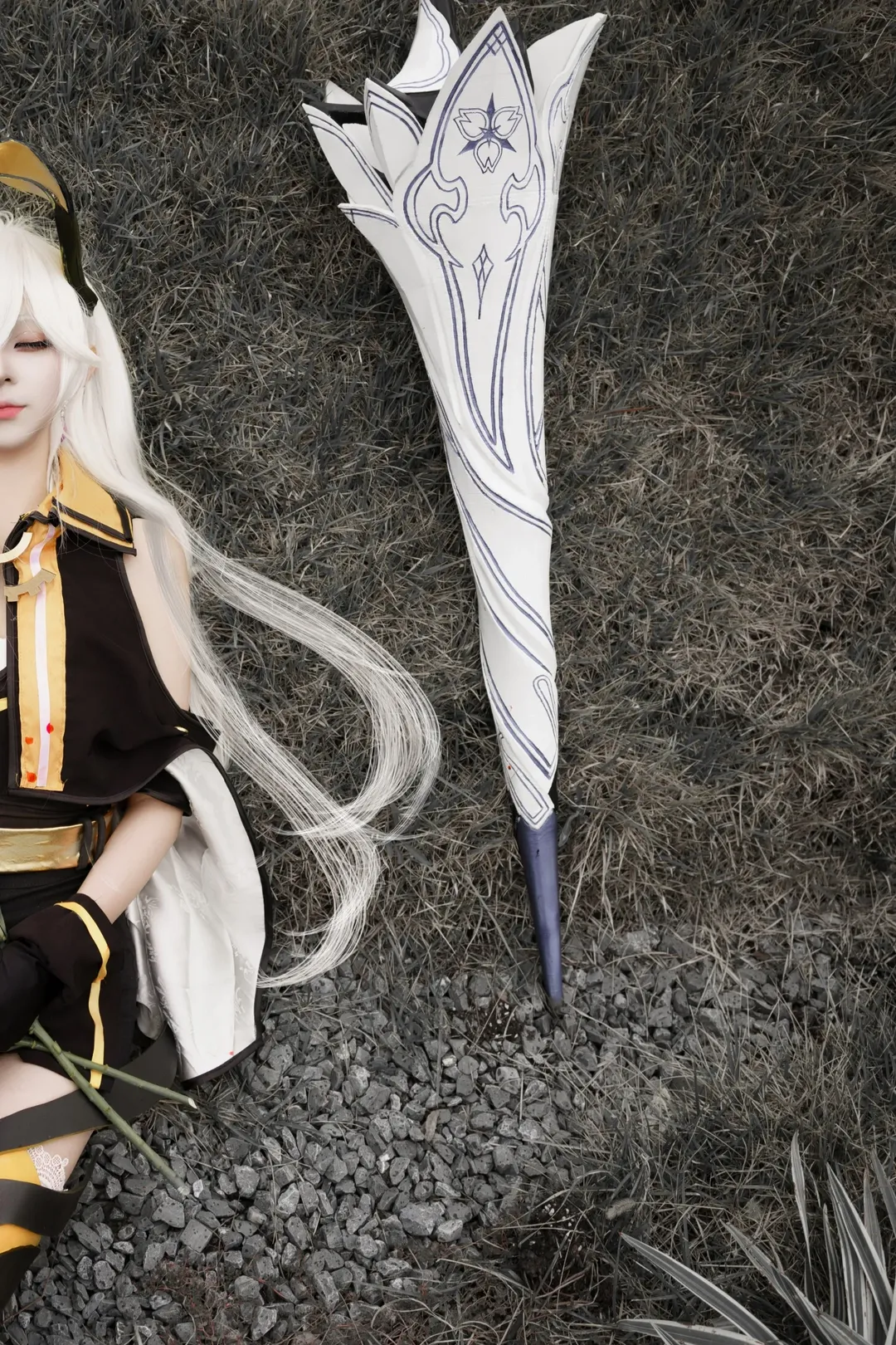 崩坏3, 二次元摄影, cosplay正片, 塞西莉亚cos, 黑渊白花 - 第2张