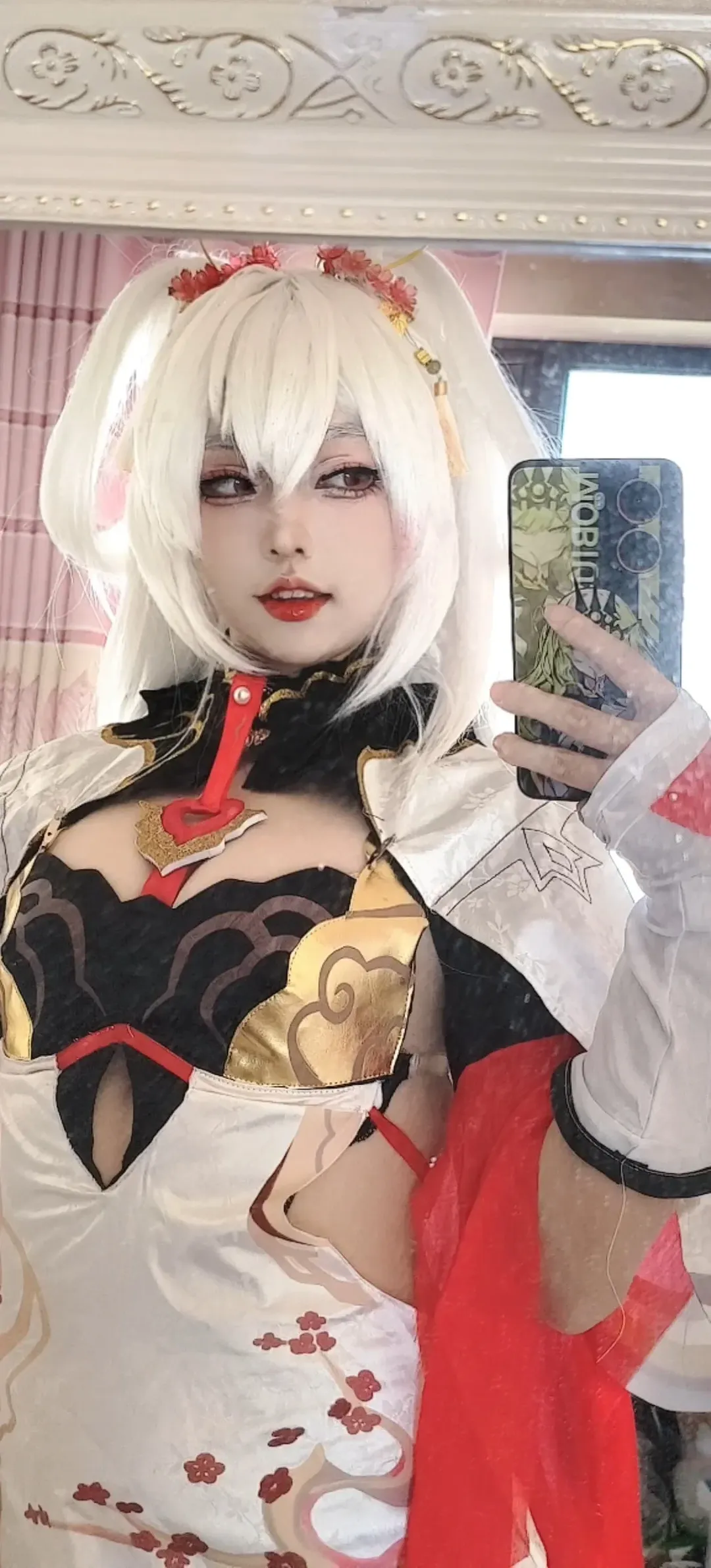 崩坏3, 旗袍, 德丽莎cos, 丝袜, 大月下 - 第3张