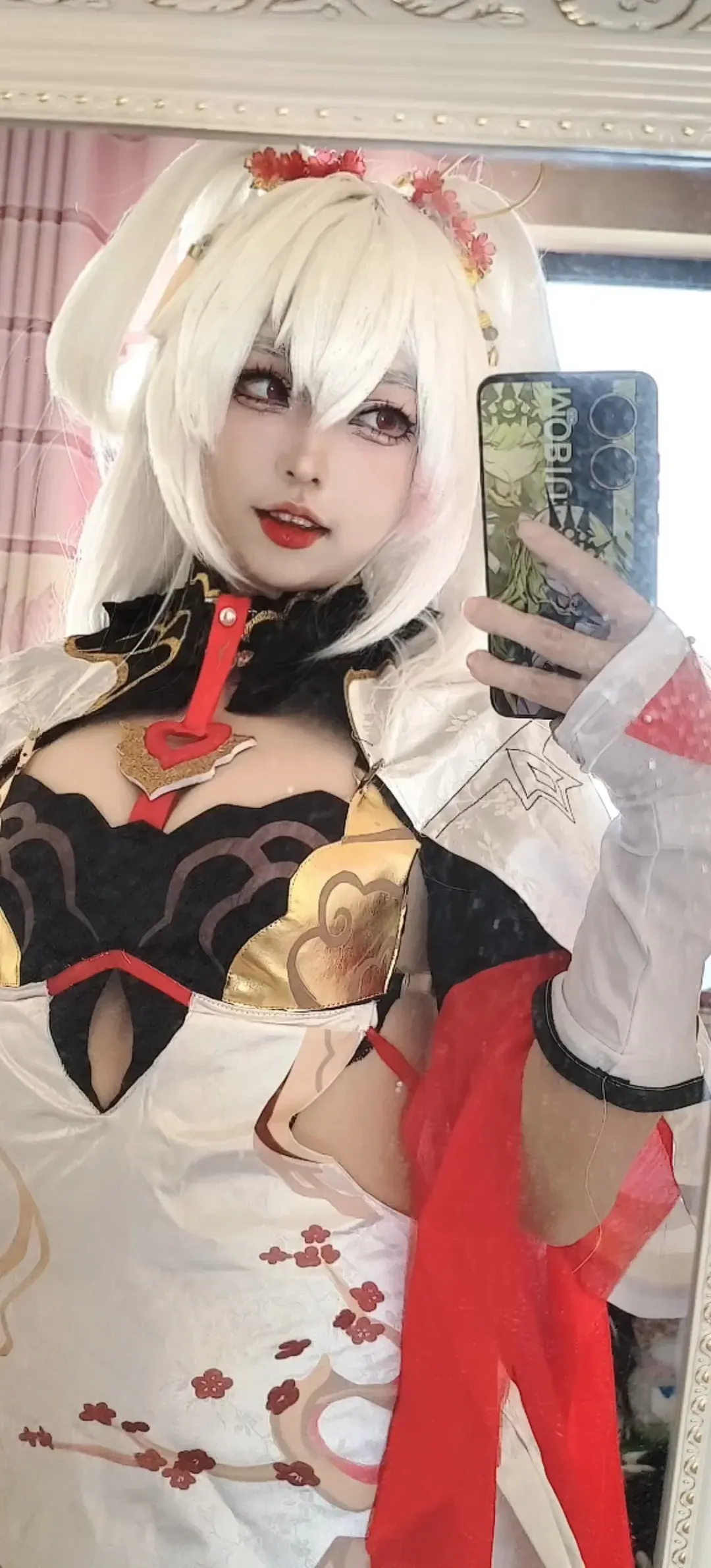 崩坏3, 旗袍, 德丽莎cos, 丝袜, 大月下 - 第4张