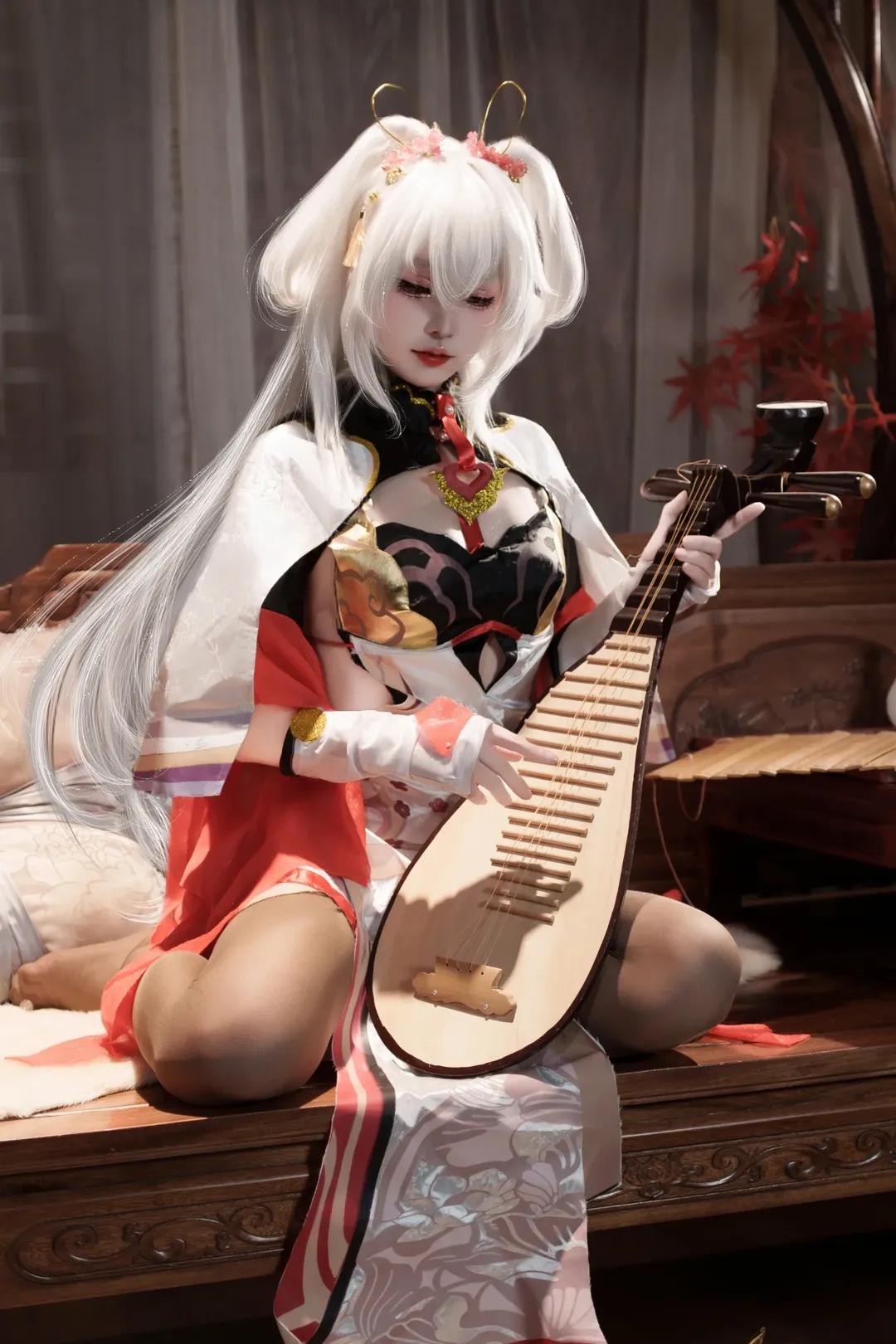 崩坏3, 棚拍, 古风cos, 丝袜穿搭, 德丽莎cos - 第1张