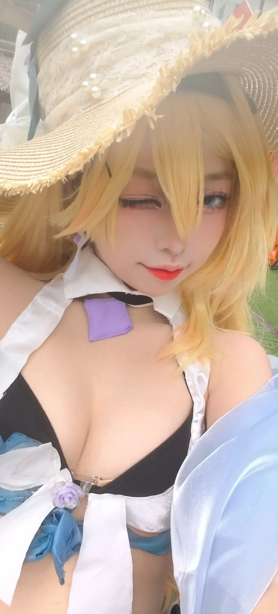 崩坏3, 二次元, cosplay, 幽兰黛尔cos, 夏日泳装