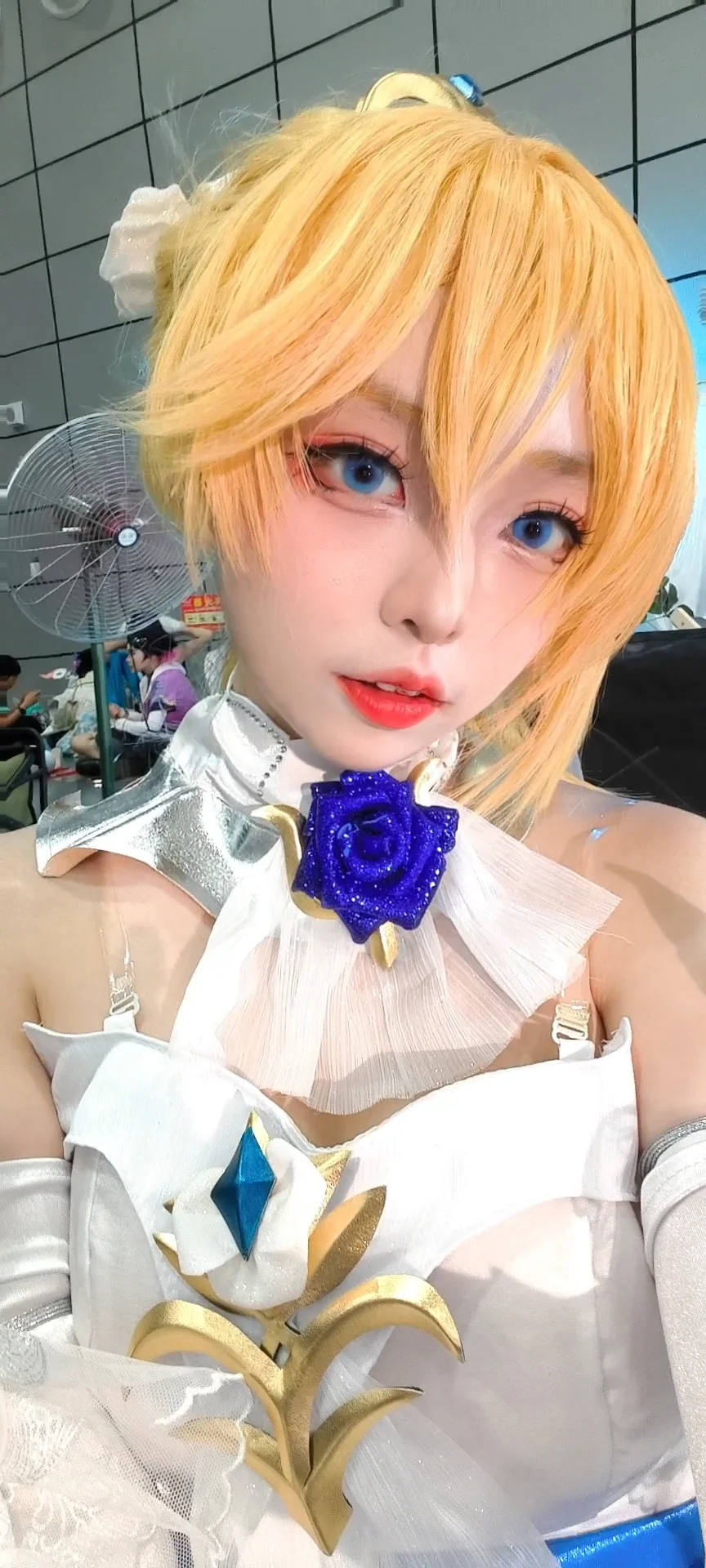 崩坏3, 花嫁cos, 二次元cos, 幽兰黛尔cos, 白丝cos - 第1张