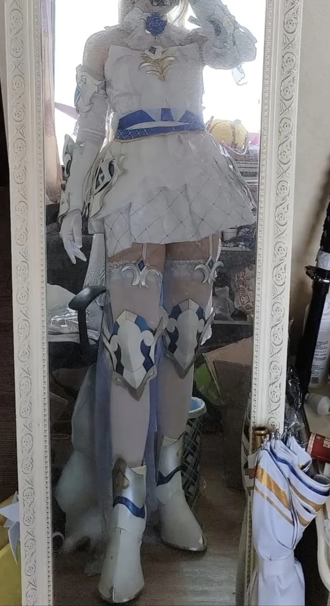 崩坏3, 花嫁cos, 二次元cos, 幽兰黛尔cos, 白丝cos - 第3张