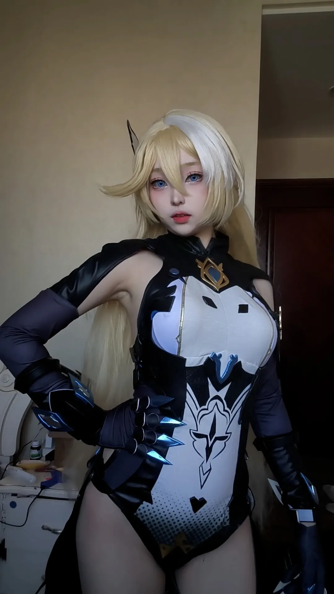 崩坏3, 二次元cos, 幽兰黛尔cos, cosplay自拍, 天元骑英cos