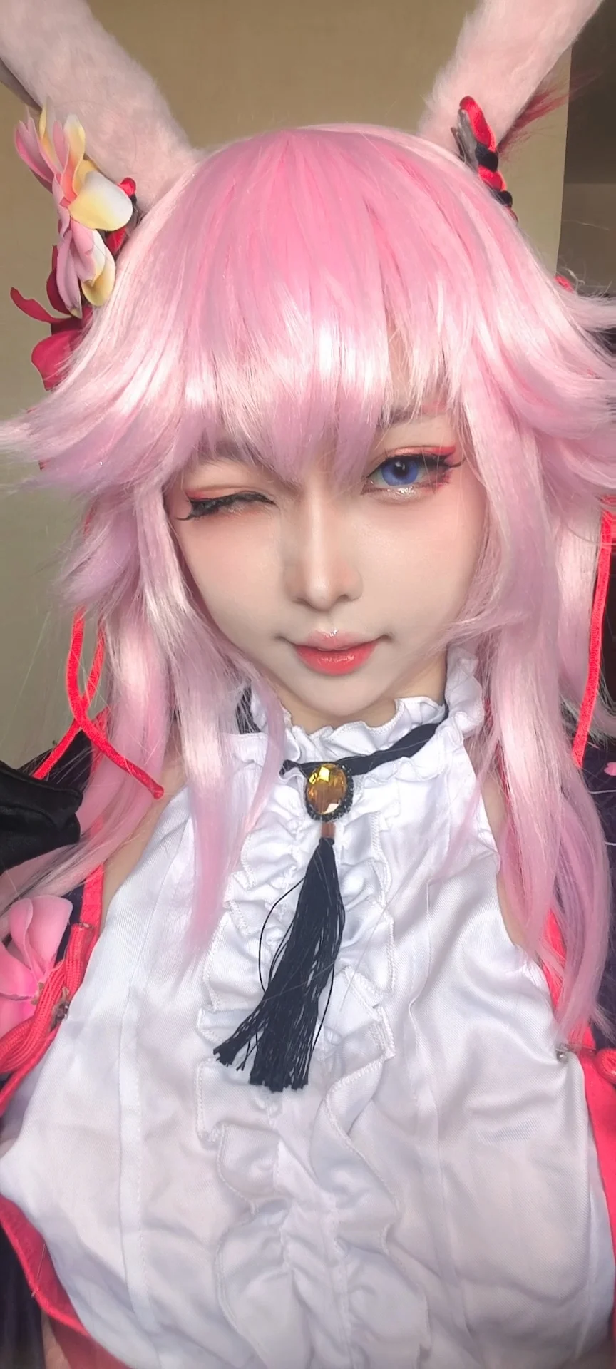 崩坏3, cosplay, 自拍, 樱花季, 八重樱cos - 第1张