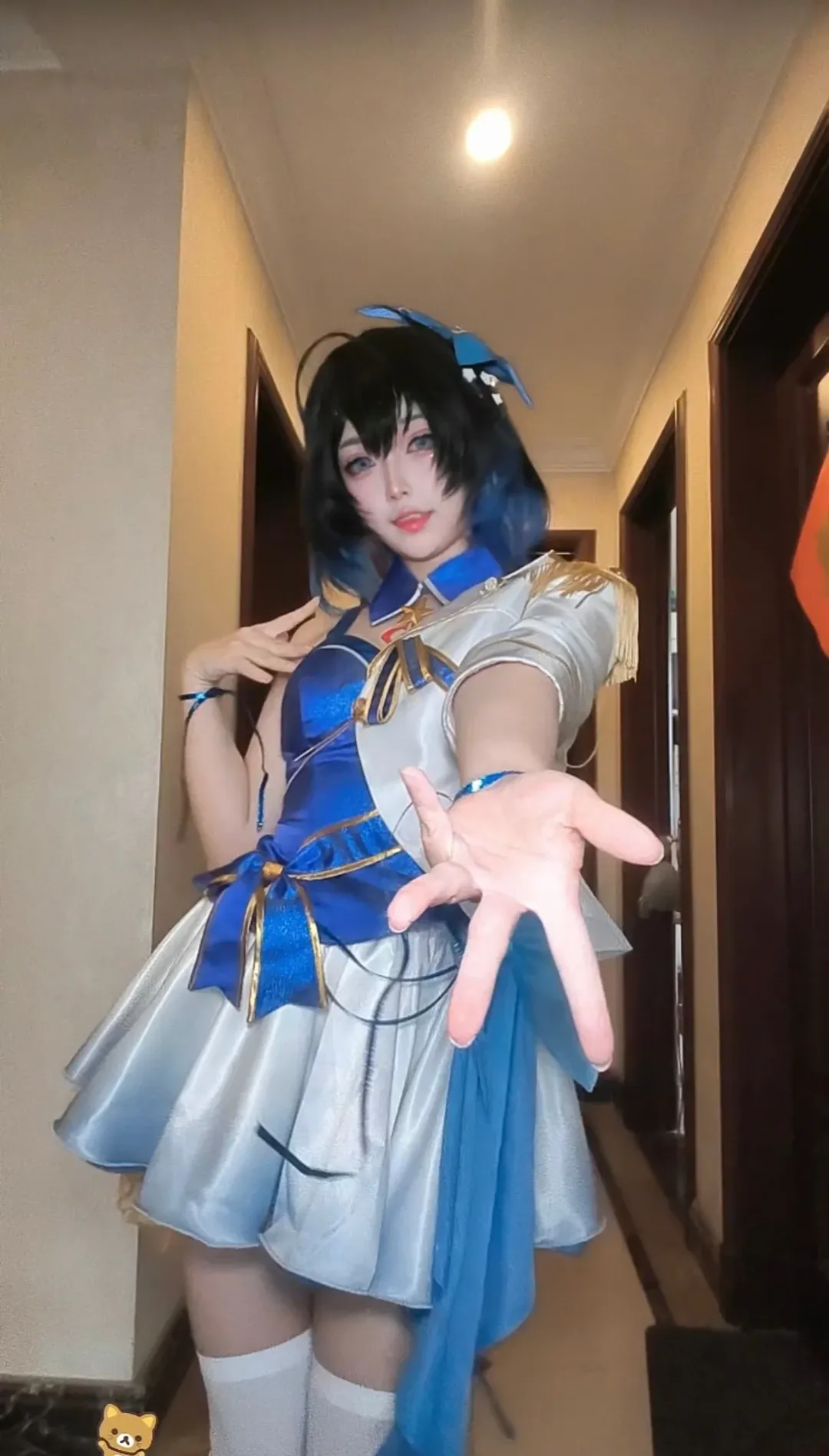 Honkai Impact 3rd, Seele cosplay, Anime cosplay, Stage outfit, White tights cosplay - Image 3