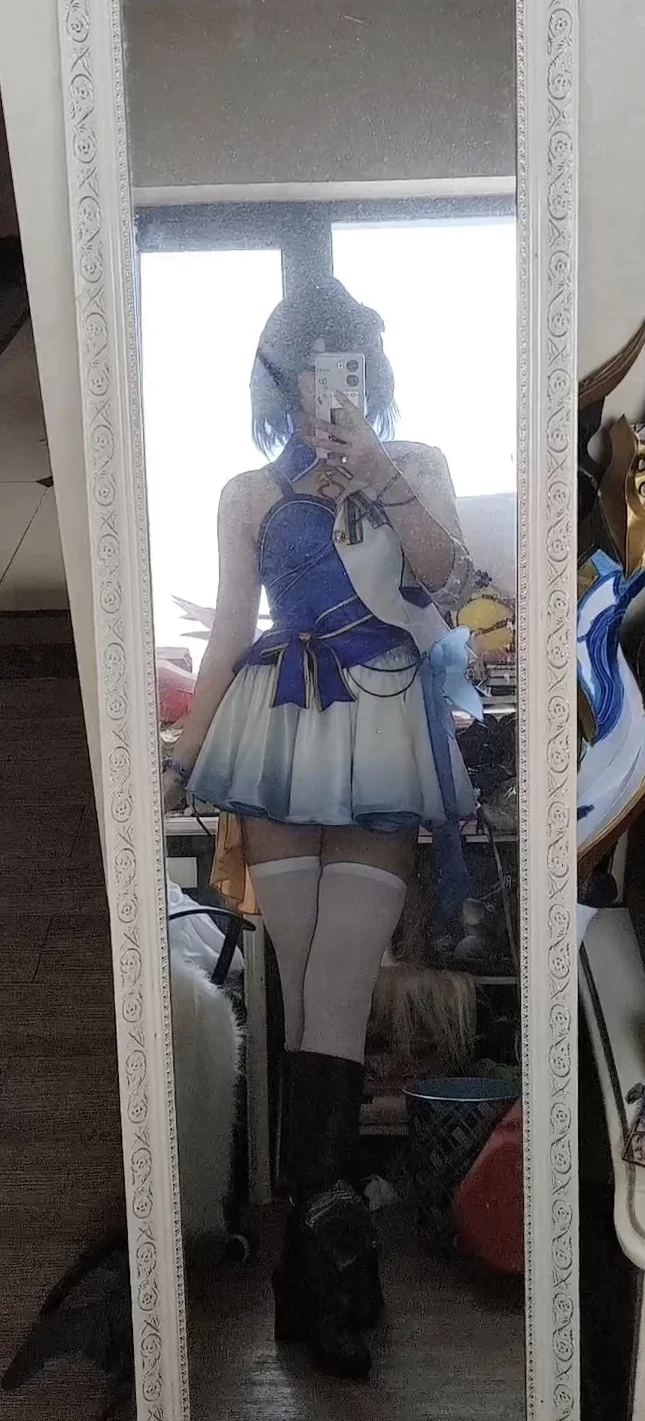 Honkai Impact 3rd, Seele cosplay, Anime cosplay, Stage outfit, White tights cosplay - Image 5