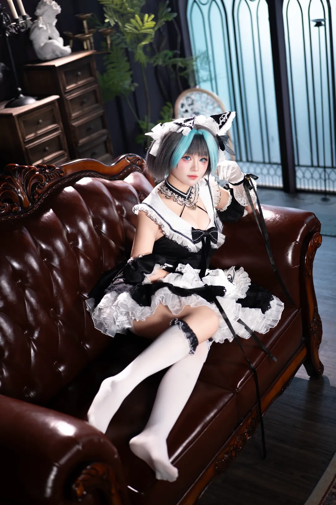 柴郡cos, 碧蓝航线, 女仆装, 可畏cos, cosplay摄影 - 第7张