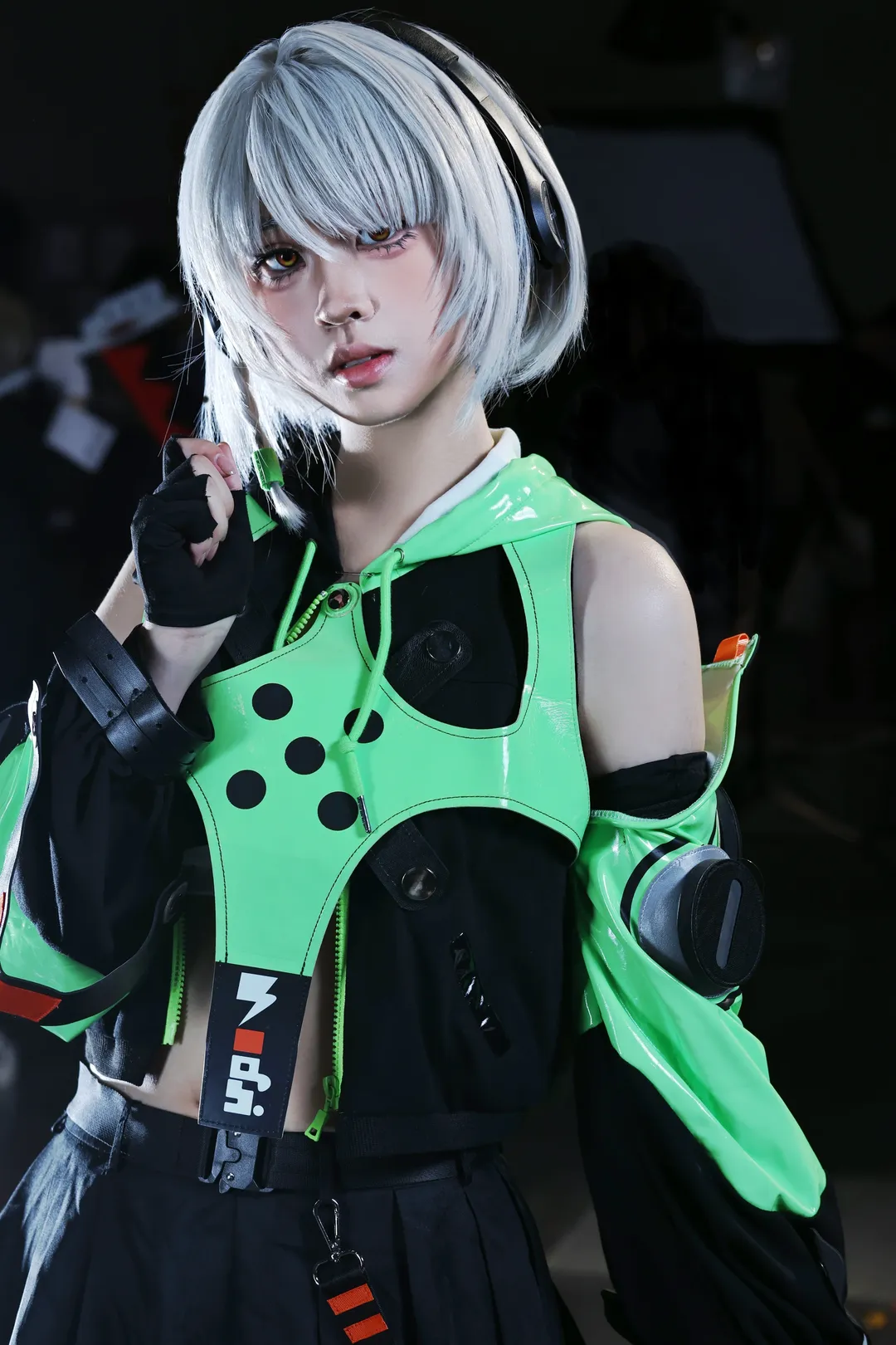 ゼンレスゾーンゼロ, イベント写真, アンビー・デマラ コスプレ, テックウェアコーデ, 銀白髪 コスプレ - 1枚目