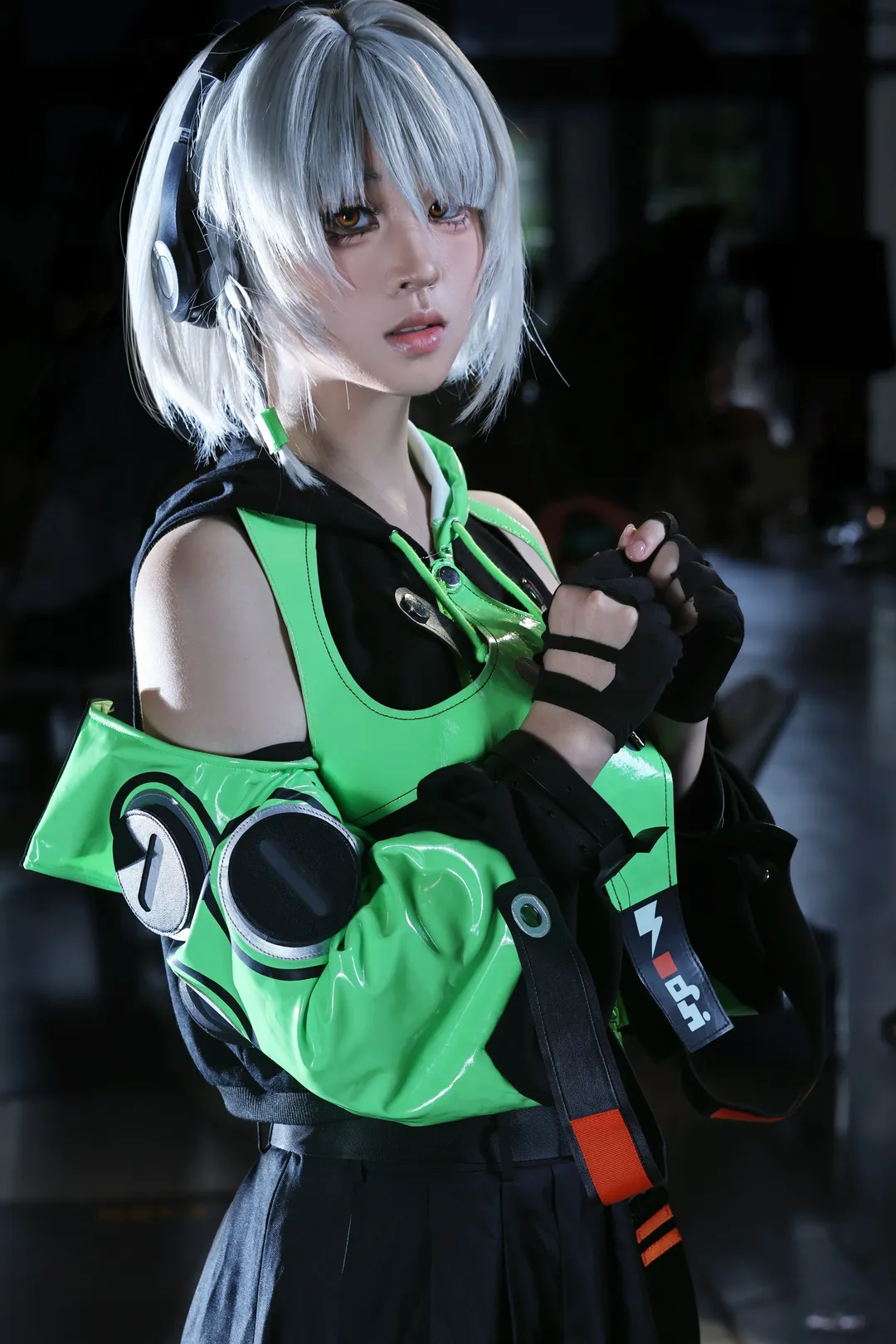 ゼンレスゾーンゼロ, イベント写真, アンビー・デマラ コスプレ, テックウェアコーデ, 銀白髪 コスプレ - 2枚目