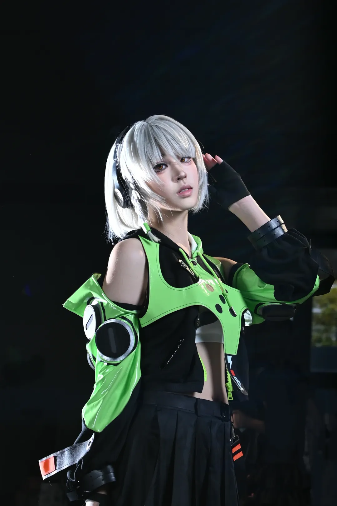 ゼンレスゾーンゼロ, イベント写真, アンビー・デマラ コスプレ, テックウェアコーデ, 銀白髪 コスプレ - 3枚目
