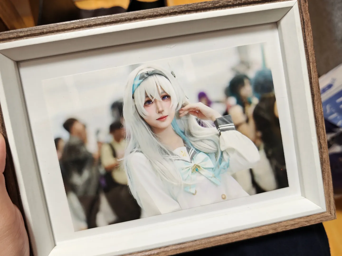 cosplay, 崩坏星穹铁道, 流萤cos, 漫展场照, 实体相框