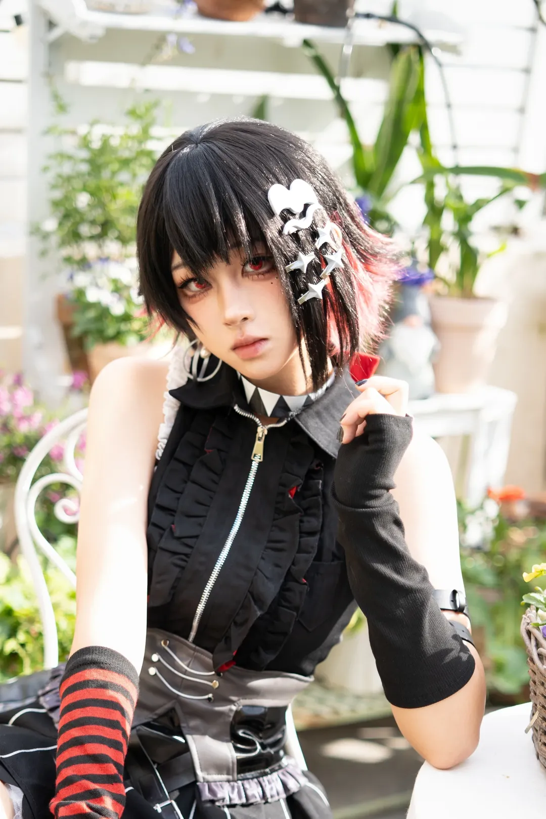 ゼンレスゾーンゼロ, 二次元コスプレ, エレン・ジョー コスプレ, 屋外撮影, ロングソックスコスプレ - 1枚目