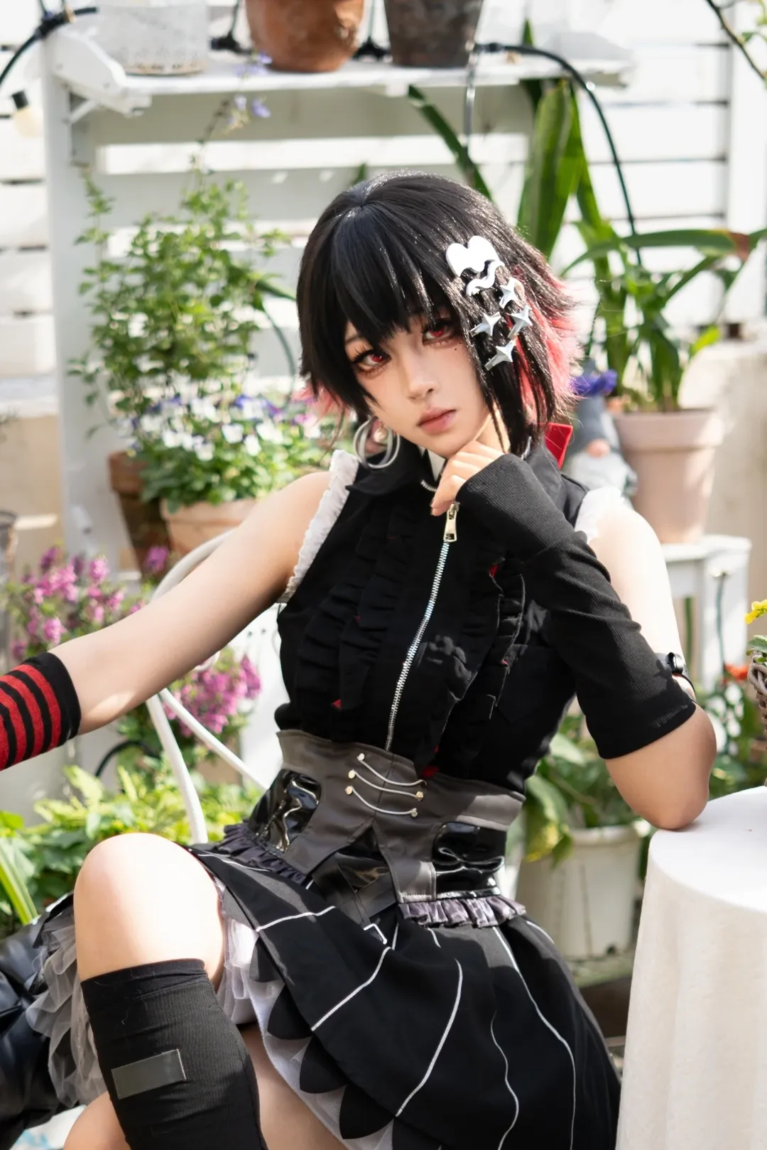 绝区零, 艾莲乔cos, cosplay摄影, 户外人像, 黑丝穿搭 - 第1张
